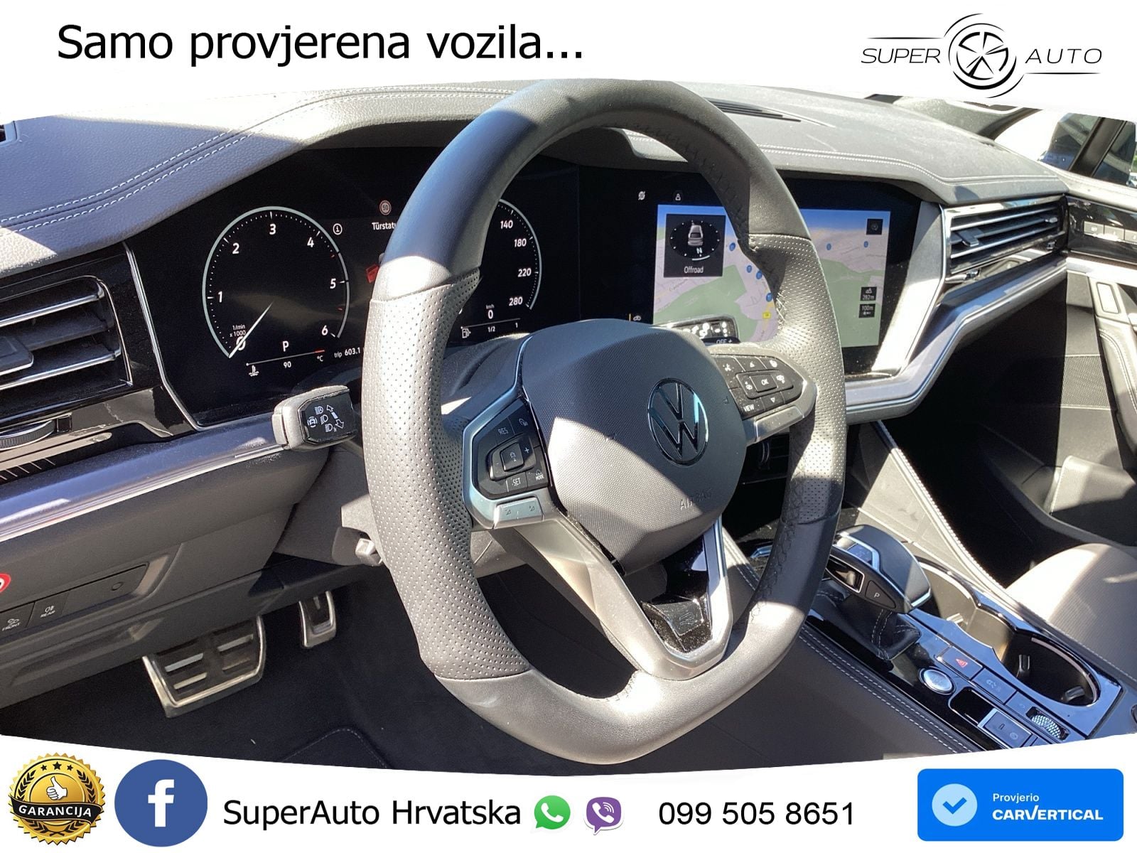 Volkswagen Touareg 3.0 V6 TDI (286 KS) 4MOTION Tiptronic ZRAČNI+ACC+GR SJED+KAM+PANO