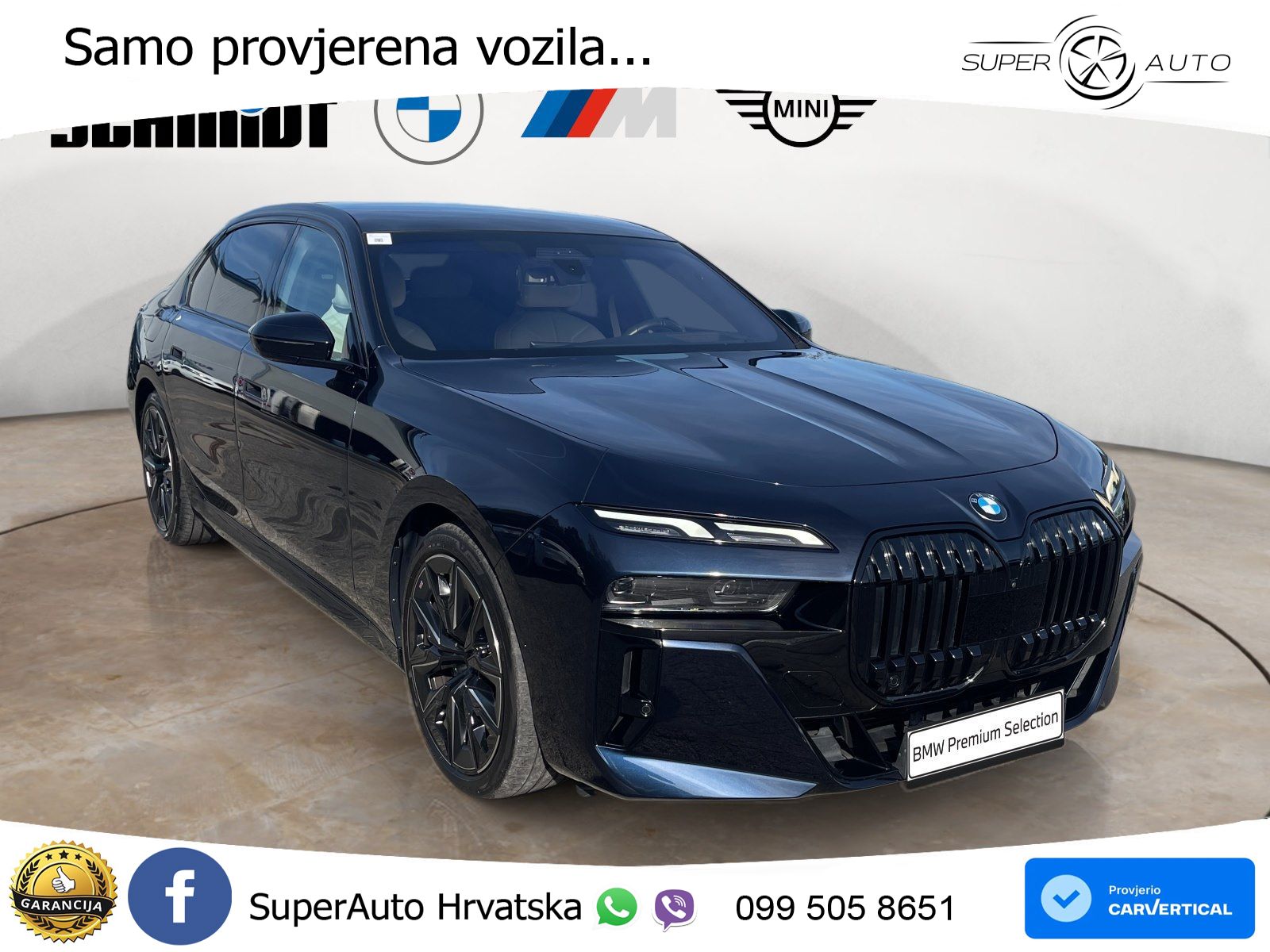 BMW 740d (299 KS) xDrive Steptronic ZRAČNI+ACC+GR SJED+KAM+PANO