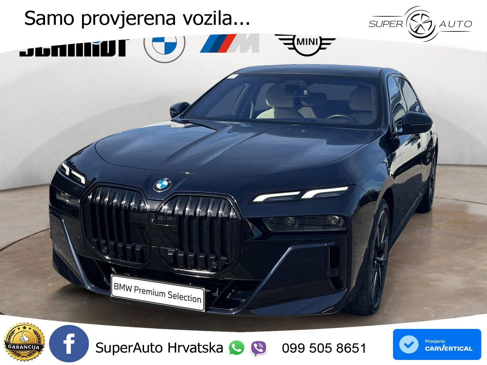 BMW 740d (299 KS) xDrive Steptronic ZRAČNI+ACC+GR SJED+KAM+PANO