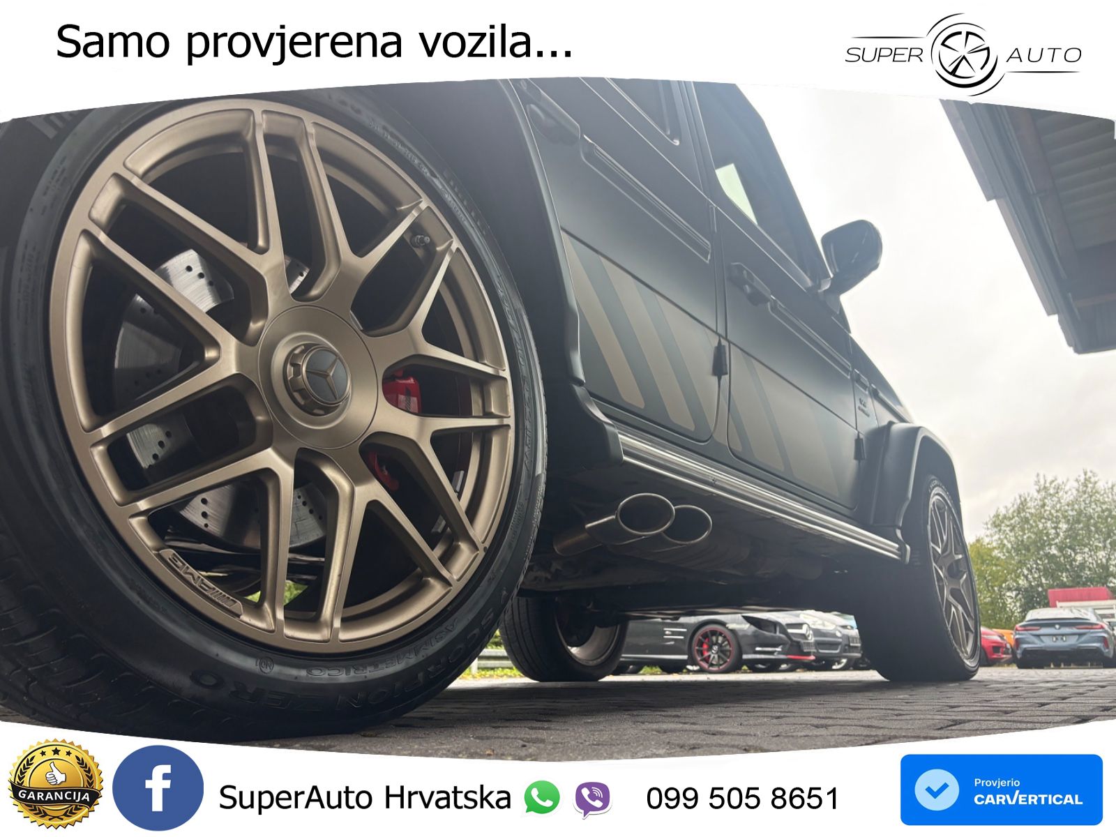 Mercedes AMG G 63 Long V8 (585 KS) 4MATIC 9G-TRONIC AMG SPEEDSHIFT TCT LED+GR SJED+ACC