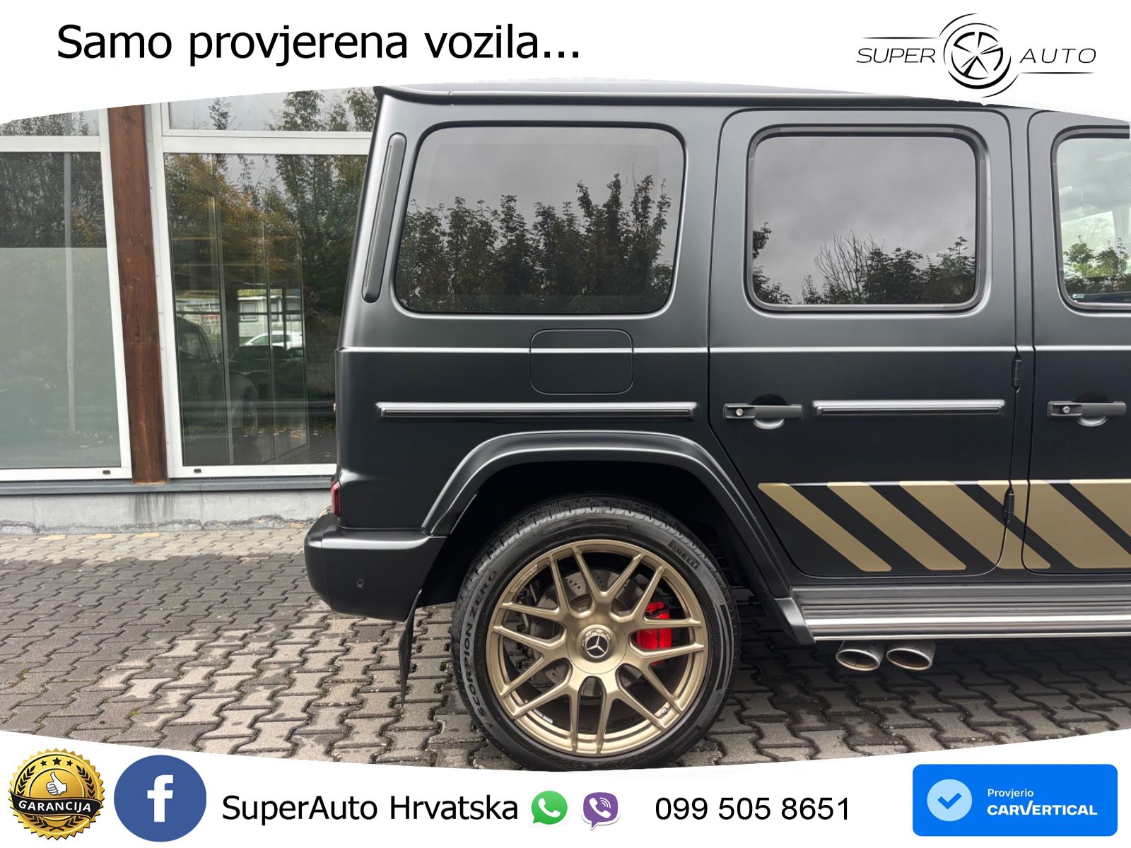 Mercedes AMG G 63 Long V8 (585 KS) 4MATIC 9G-TRONIC AMG SPEEDSHIFT TCT LED+GR SJED+ACC