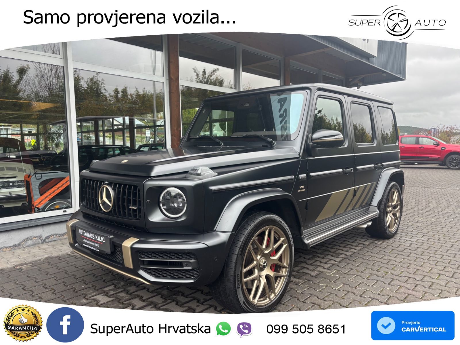 Mercedes AMG G 63 Long V8 (585 KS) 4MATIC 9G-TRONIC AMG SPEEDSHIFT TCT LED+GR SJED+ACC