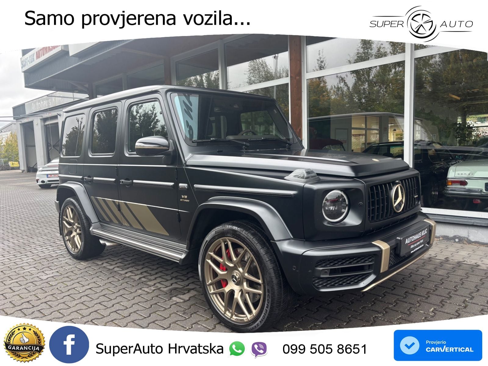 Mercedes AMG G 63 Long V8 (585 KS) 4MATIC 9G-TRONIC AMG SPEEDSHIFT TCT LED+GR SJED+ACC
