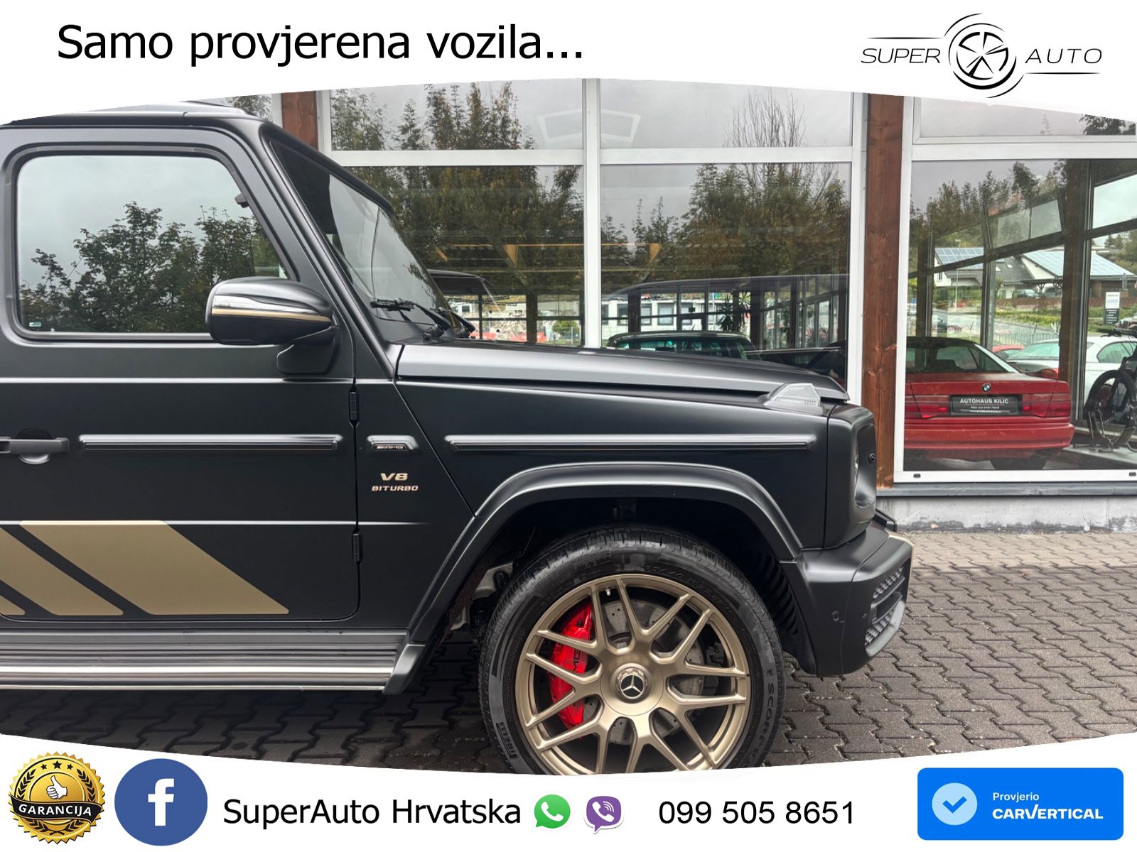 Mercedes AMG G 63 Long V8 (585 KS) 4MATIC 9G-TRONIC AMG SPEEDSHIFT TCT LED+GR SJED+ACC