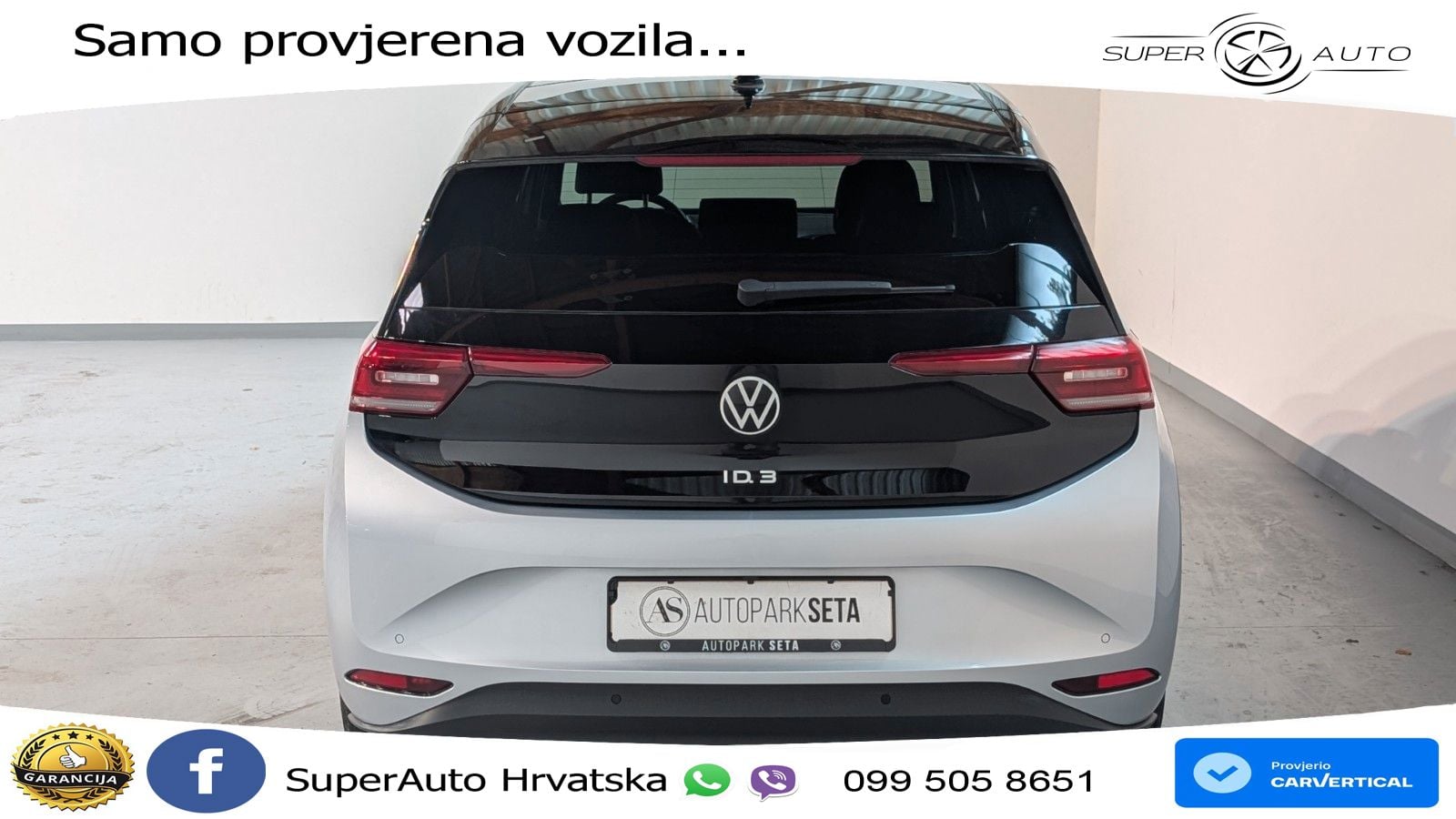 Volkswagen ID.3 Pro 62 kWh (204 KS) LED+GR SJED+ACC