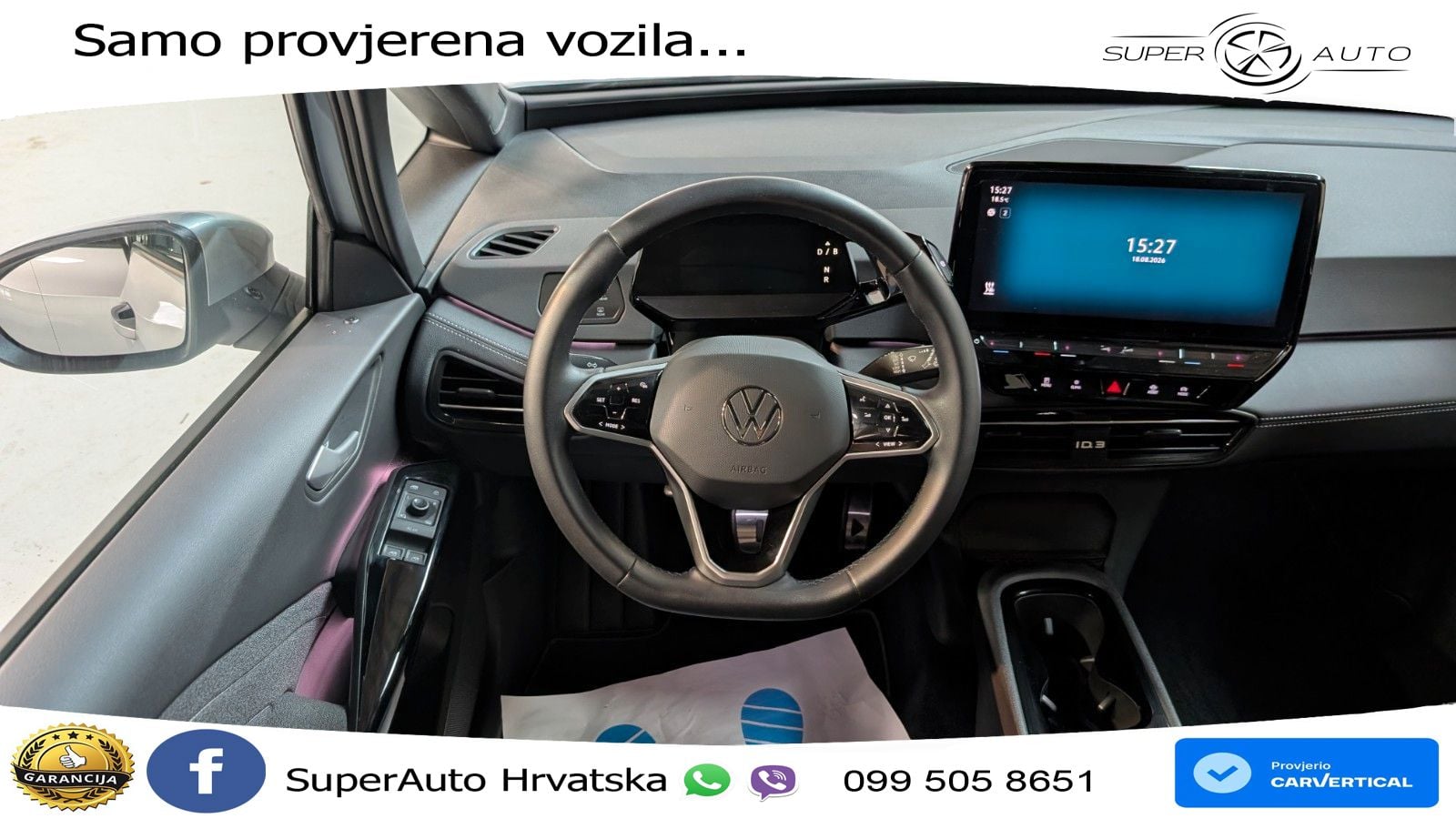 Volkswagen ID.3 Pro 62 kWh (204 KS) LED+GR SJED+ACC
