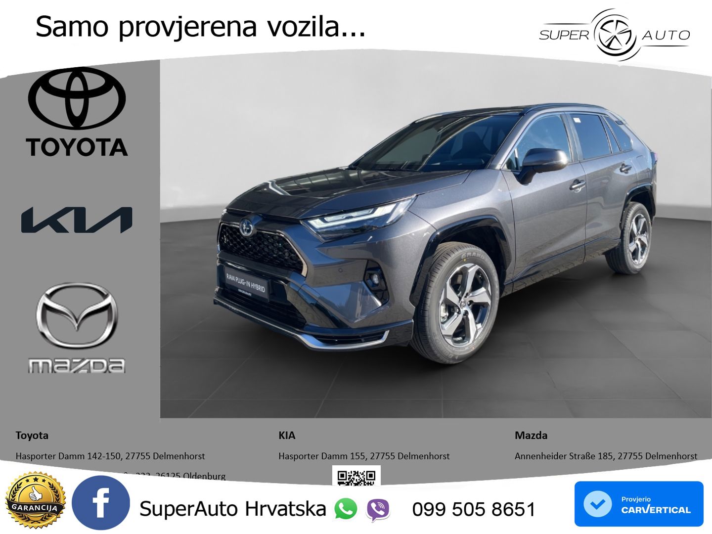 Toyota RAV4 2.5 (306 KS) Hybrid AWD-i eCVT LED+GR SJED+ACC