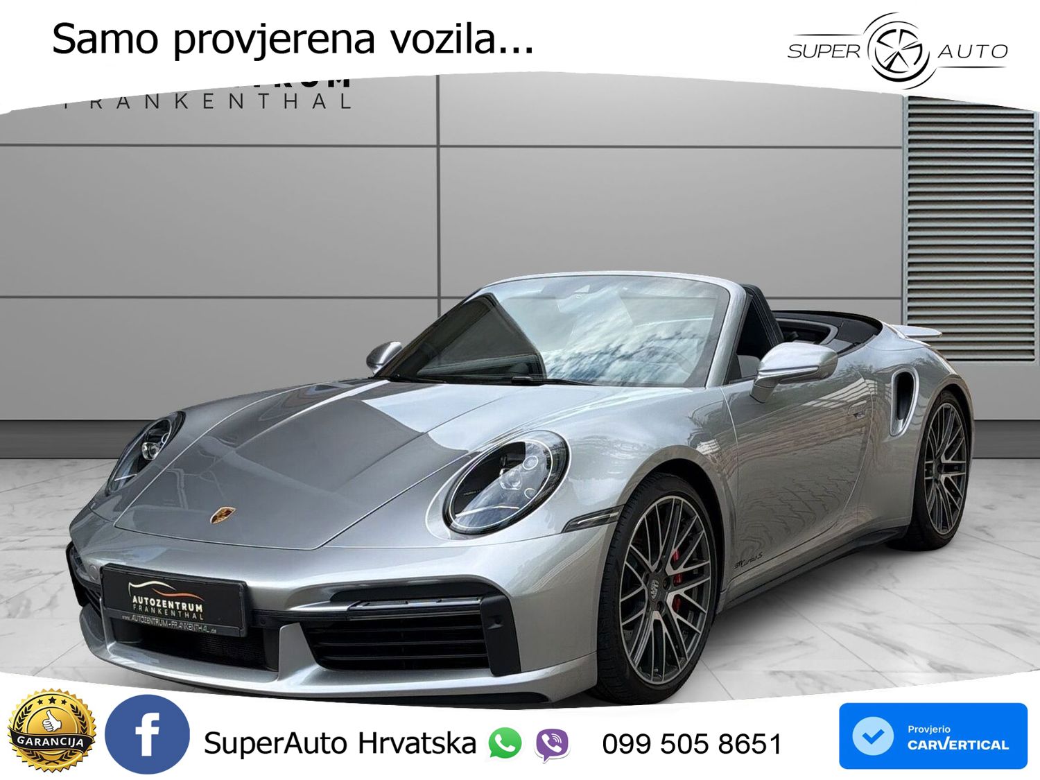 Porsche 911 Turbo Cabriolet 3.8 (580 KS) PDK