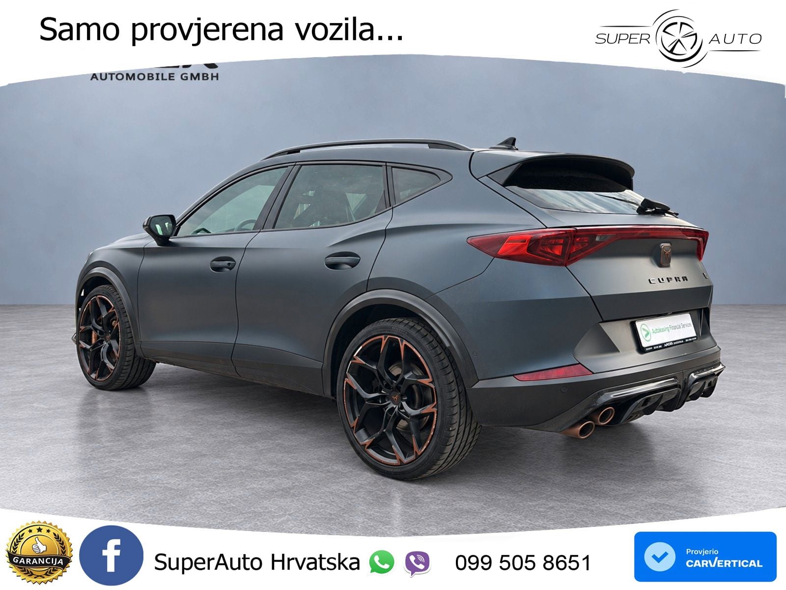 Cupra Formentor VZ5 2.5 TSI (390 KS) 4Drive DSG LED+ACC