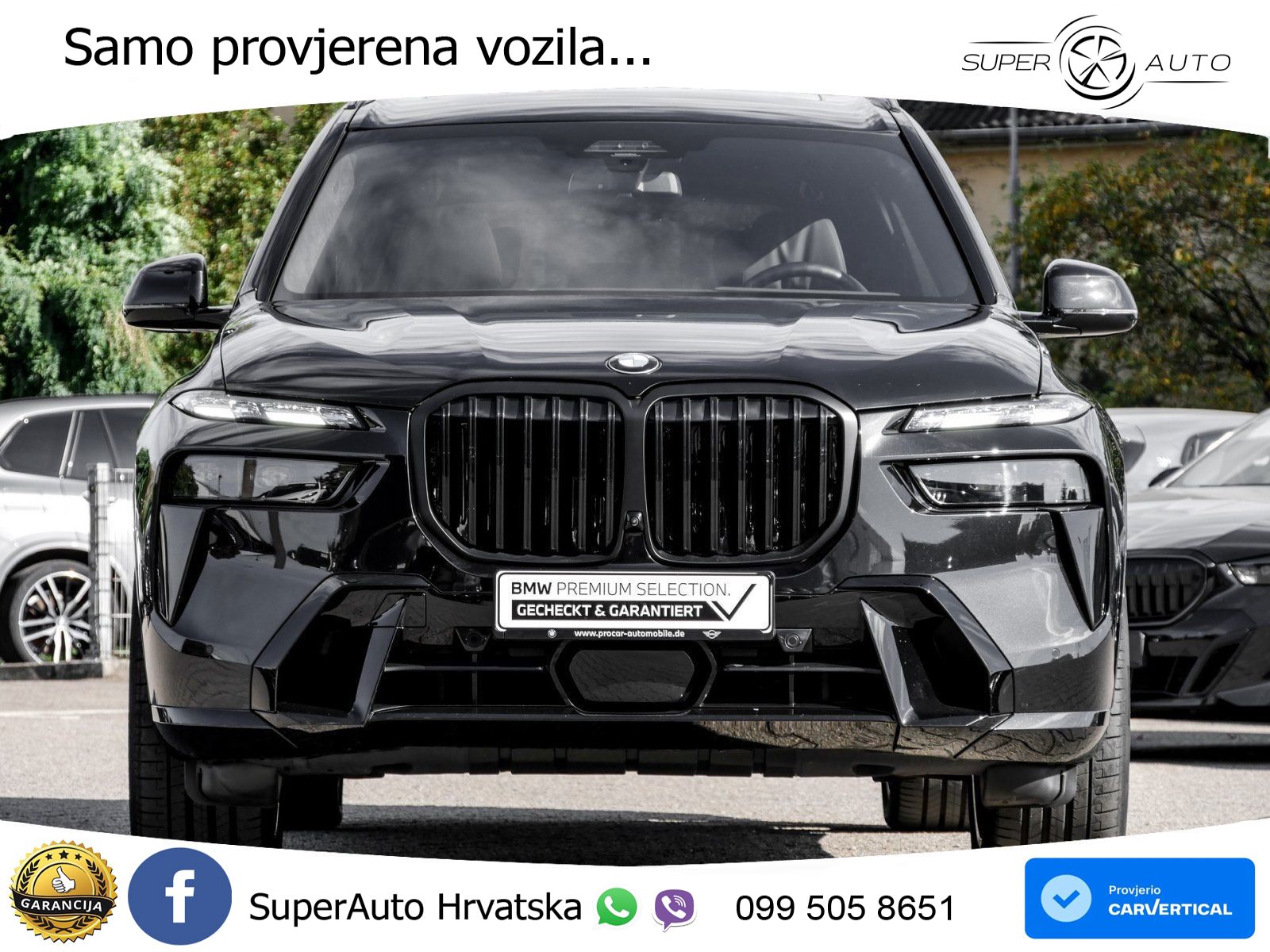 BMW X7 40d (352 KS) xDrive Steptronic M Sport ZRAČNI+ACC+GR SJED+KAM+PANO