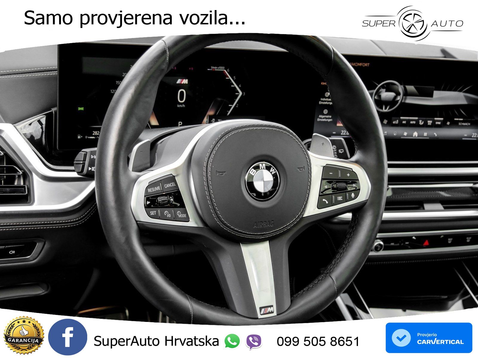 BMW X7 40d (352 KS) xDrive Steptronic M Sport ZRAČNI+ACC+GR SJED+KAM+PANO