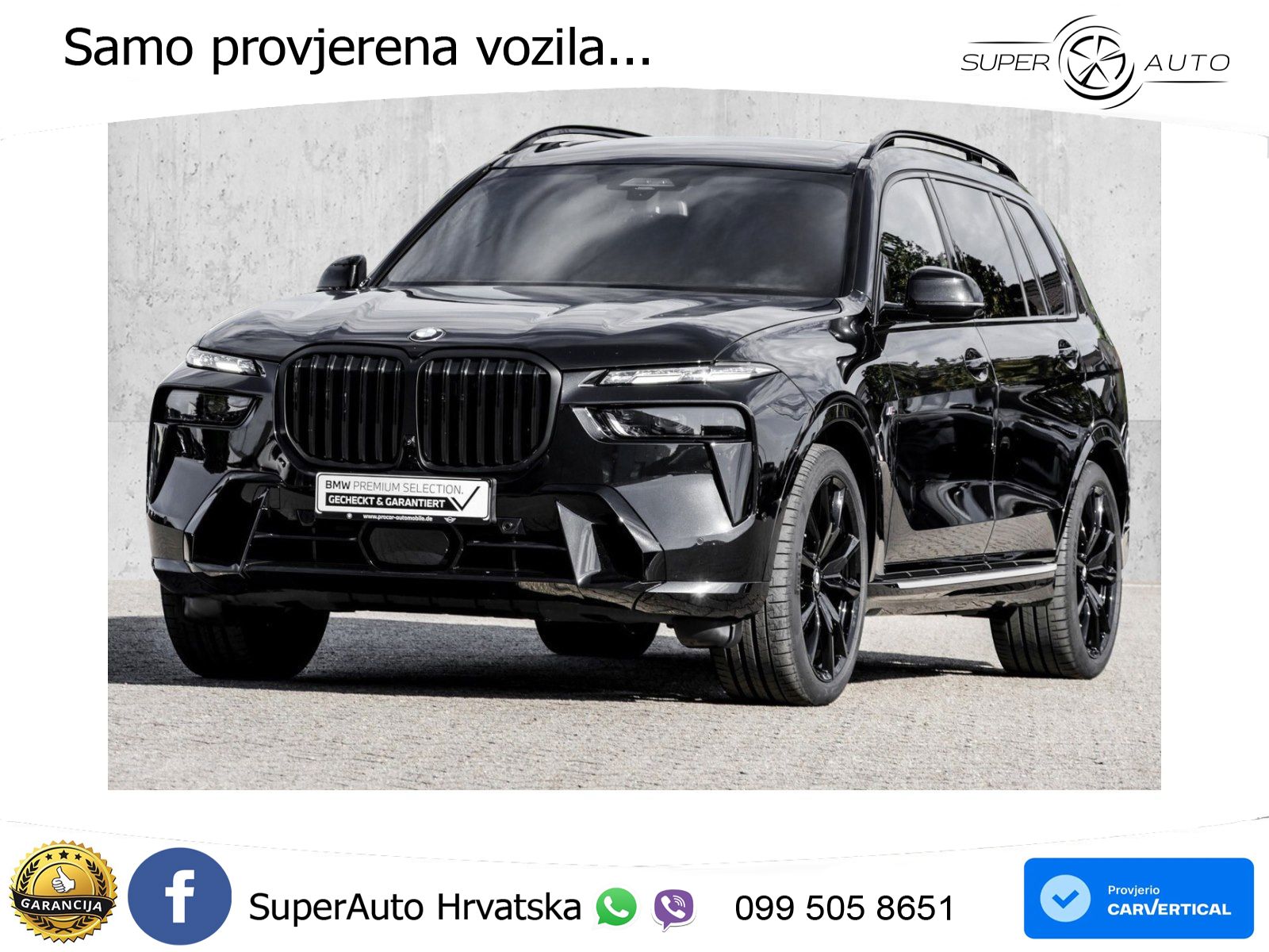 BMW X7 40d (352 KS) xDrive Steptronic M Sport ZRAČNI+ACC+GR SJED+KAM+PANO