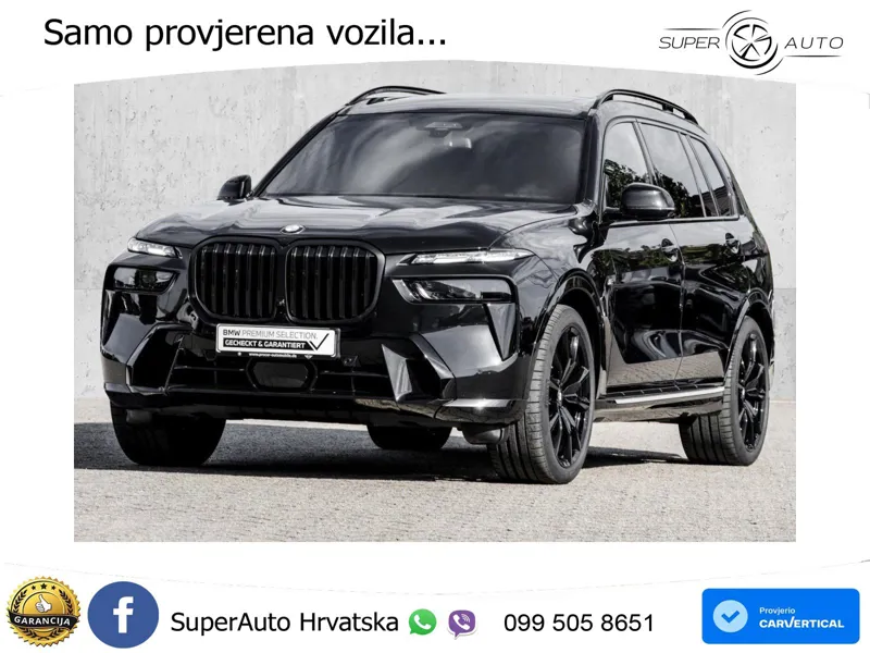 BMW X7 40d (352 KS) xDrive Steptronic M Sport ZRAČNI+ACC+GR SJED+KAM+PANO