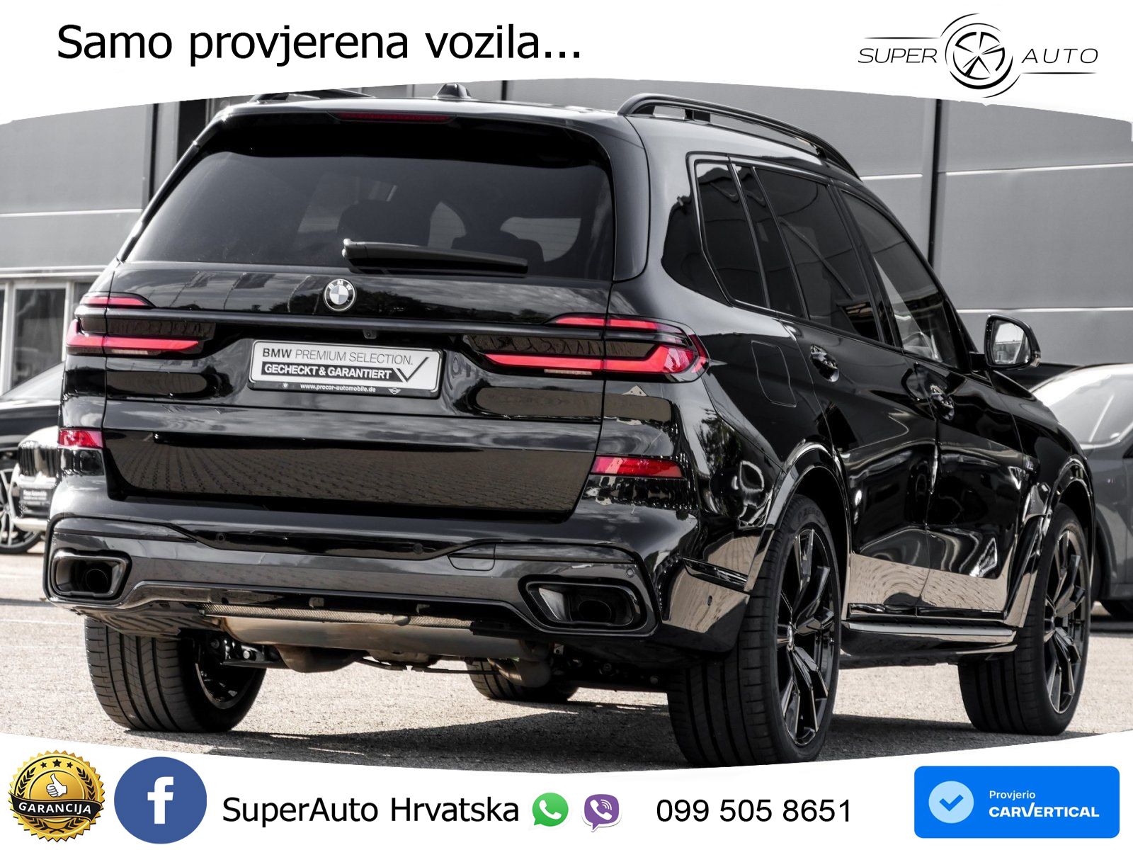 BMW X7 40d (352 KS) xDrive Steptronic M Sport ZRAČNI+ACC+GR SJED+KAM+PANO