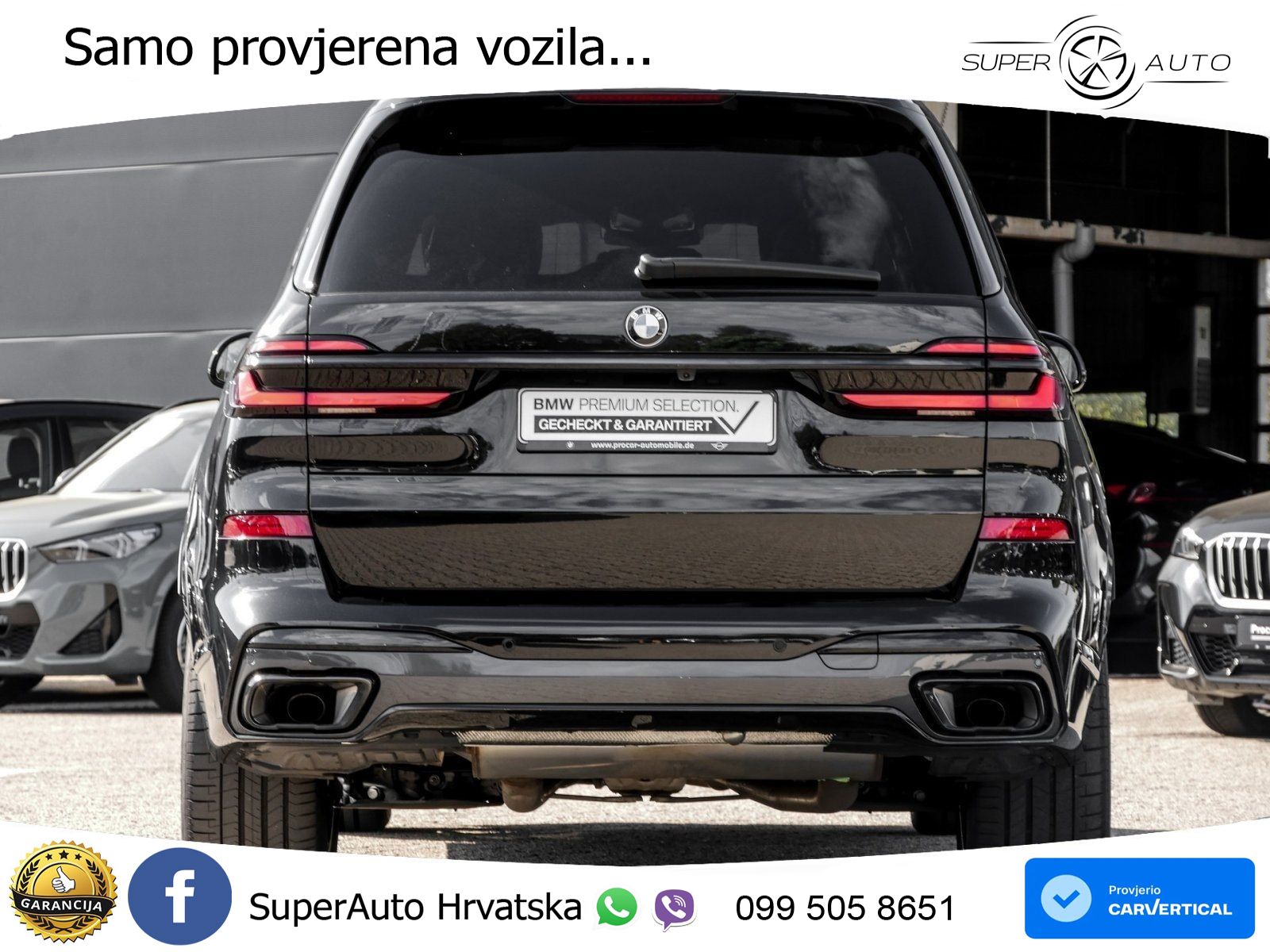 BMW X7 40d (352 KS) xDrive Steptronic M Sport ZRAČNI+ACC+GR SJED+KAM+PANO
