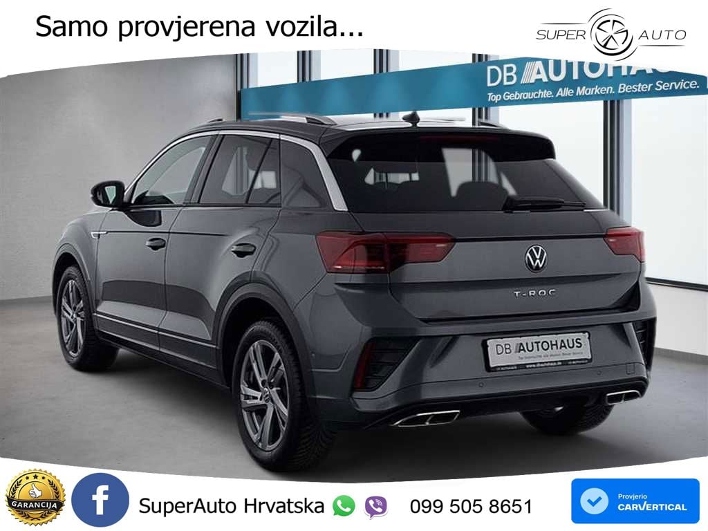 Volkswagen T-Roc 1.5 TSI (150 KS) DSG R-Line LED+GR SJED+ACC