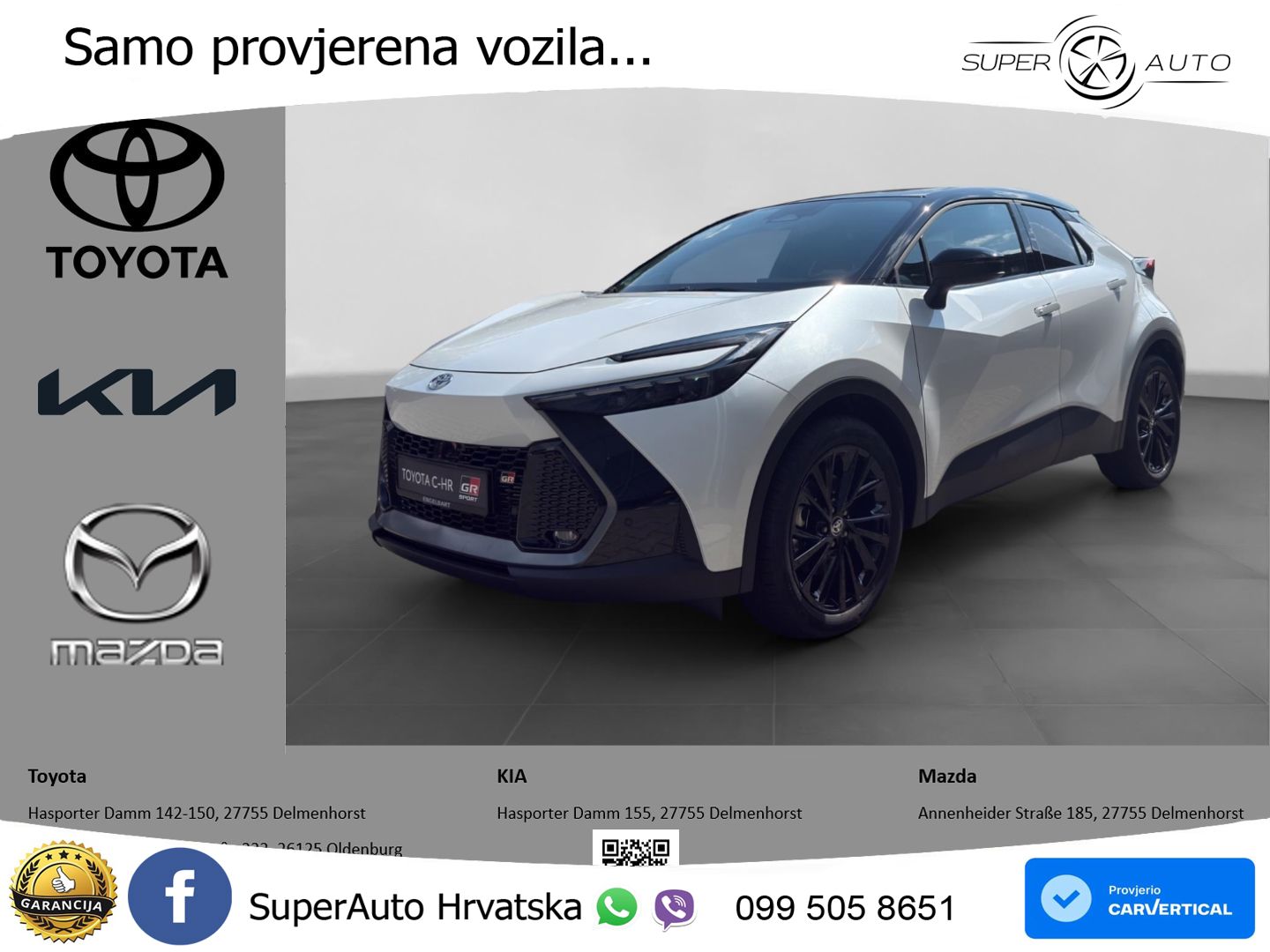 Toyota C-HR 2.0 (223 KS) PHEV e-CVT GR Sport LED+GR SJED+ACC