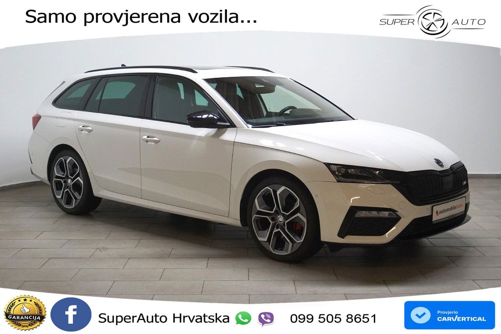 Škoda Octavia Combi RS 2.0 TDI (200 KS) 4x4 DSG LED+GR SJED+ACC
