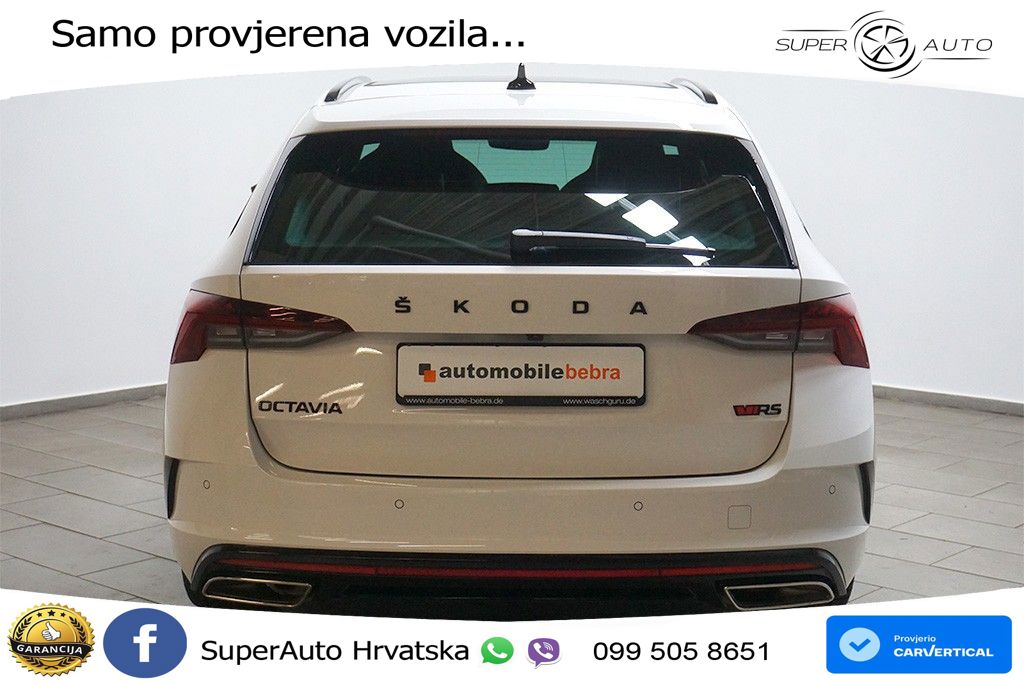 Škoda Octavia Combi RS 2.0 TDI (200 KS) 4x4 DSG LED+GR SJED+ACC