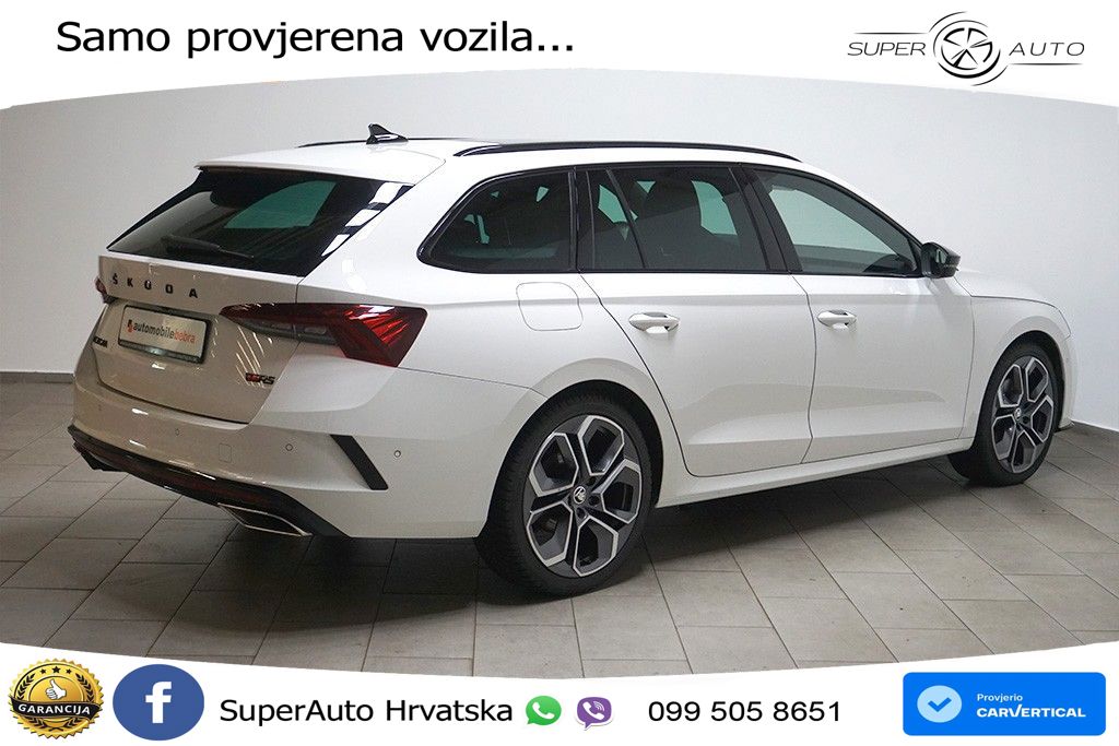 Škoda Octavia Combi RS 2.0 TDI (200 KS) 4x4 DSG LED+GR SJED+ACC