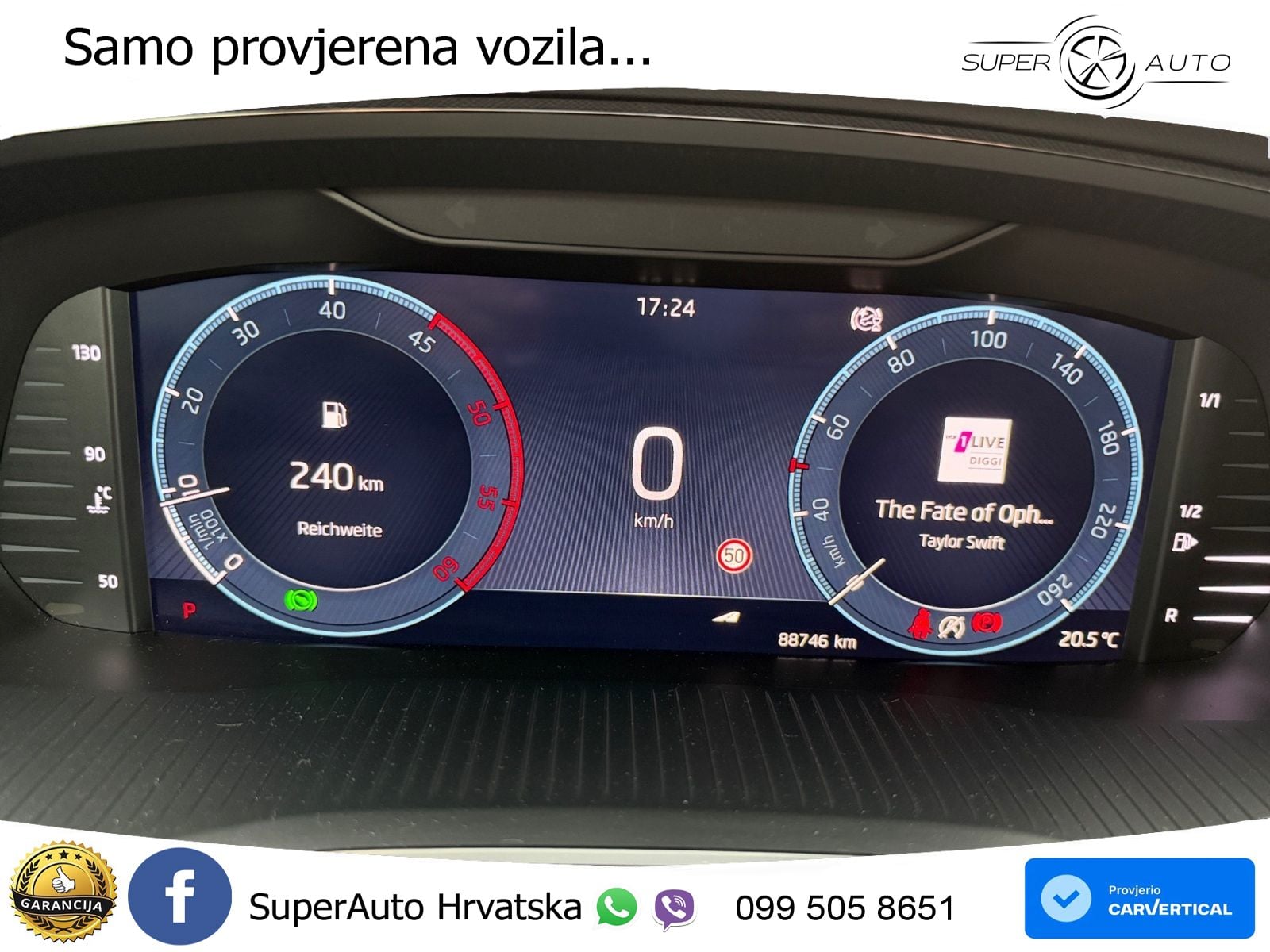 Škoda Octavia Combi 2.0 TDI (150 KS) DSG LED+GR SJED+ACC