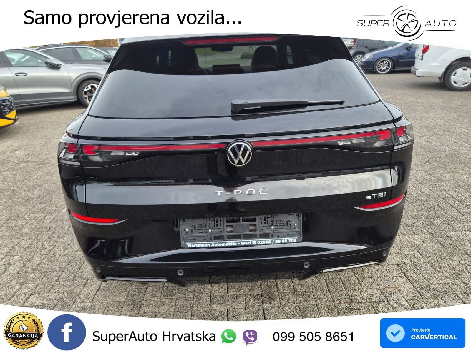 Volkswagen T-Roc 1.5 eTSI (150 KS)  DSG R-Line LED+GR SJED+ACC