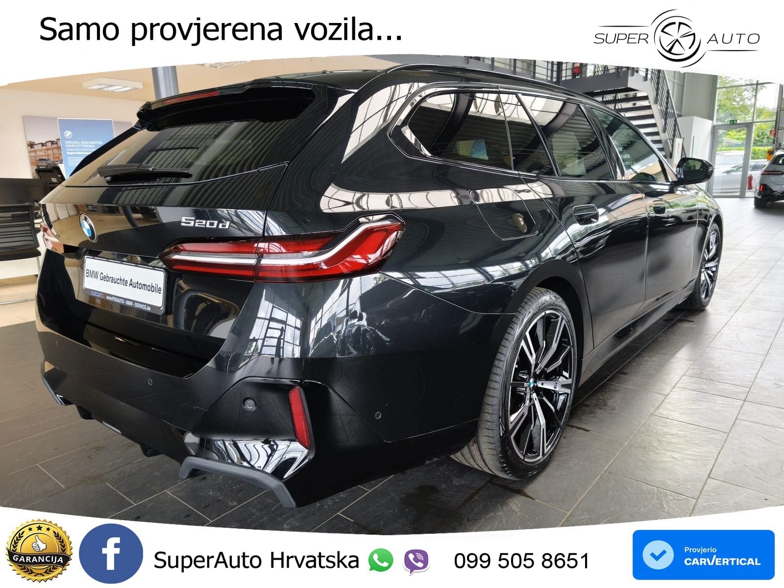 BMW 520d Touring (197 KS) xDrive Steptronic M Sport LED+GR SJED+ACC