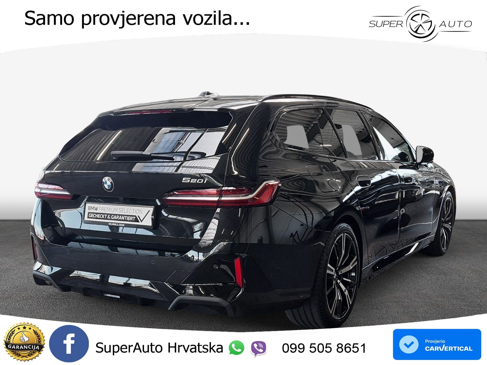 BMW 520i Touring (208 KS) Steptronic M Sport LED+GR SJED+ACC