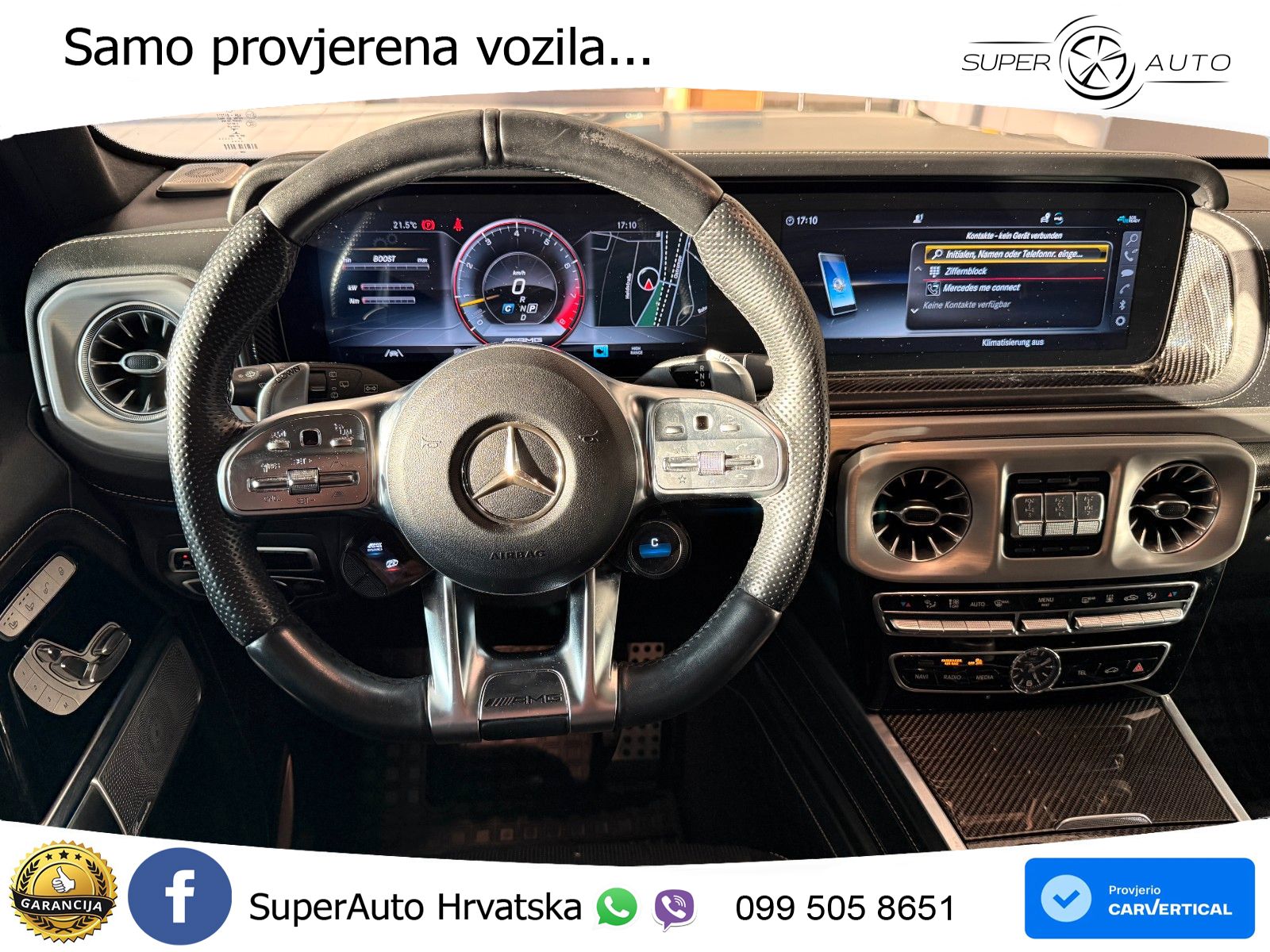 Mercedes AMG G 63 Long V8 (585 KS) 4MATIC 9G-TRONIC AMG SPEEDSHIFT TCT Superior LED+GR SJED+ACC