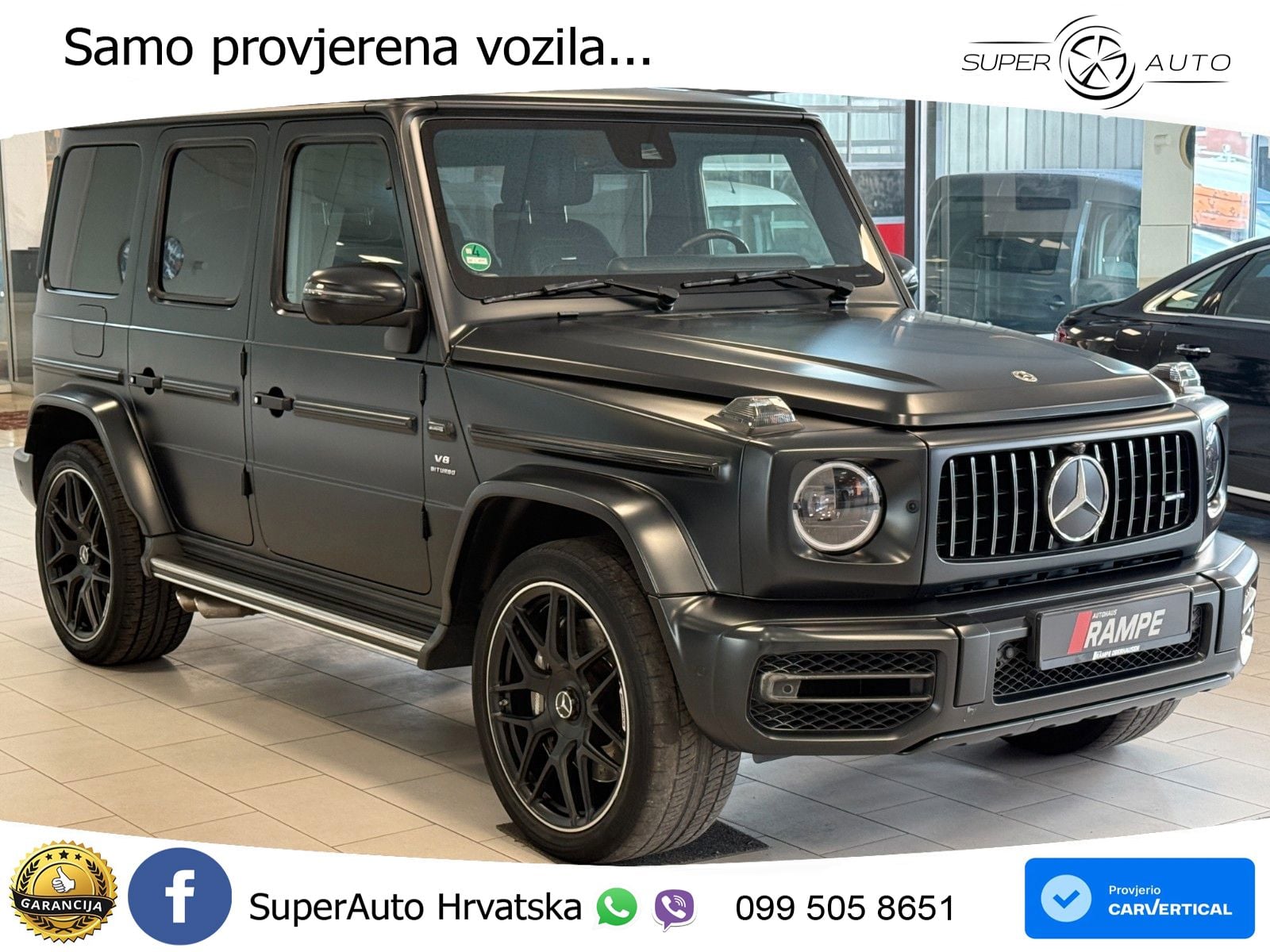 Mercedes AMG G 63 Long V8 (585 KS) 4MATIC 9G-TRONIC AMG SPEEDSHIFT TCT Superior LED+GR SJED+ACC