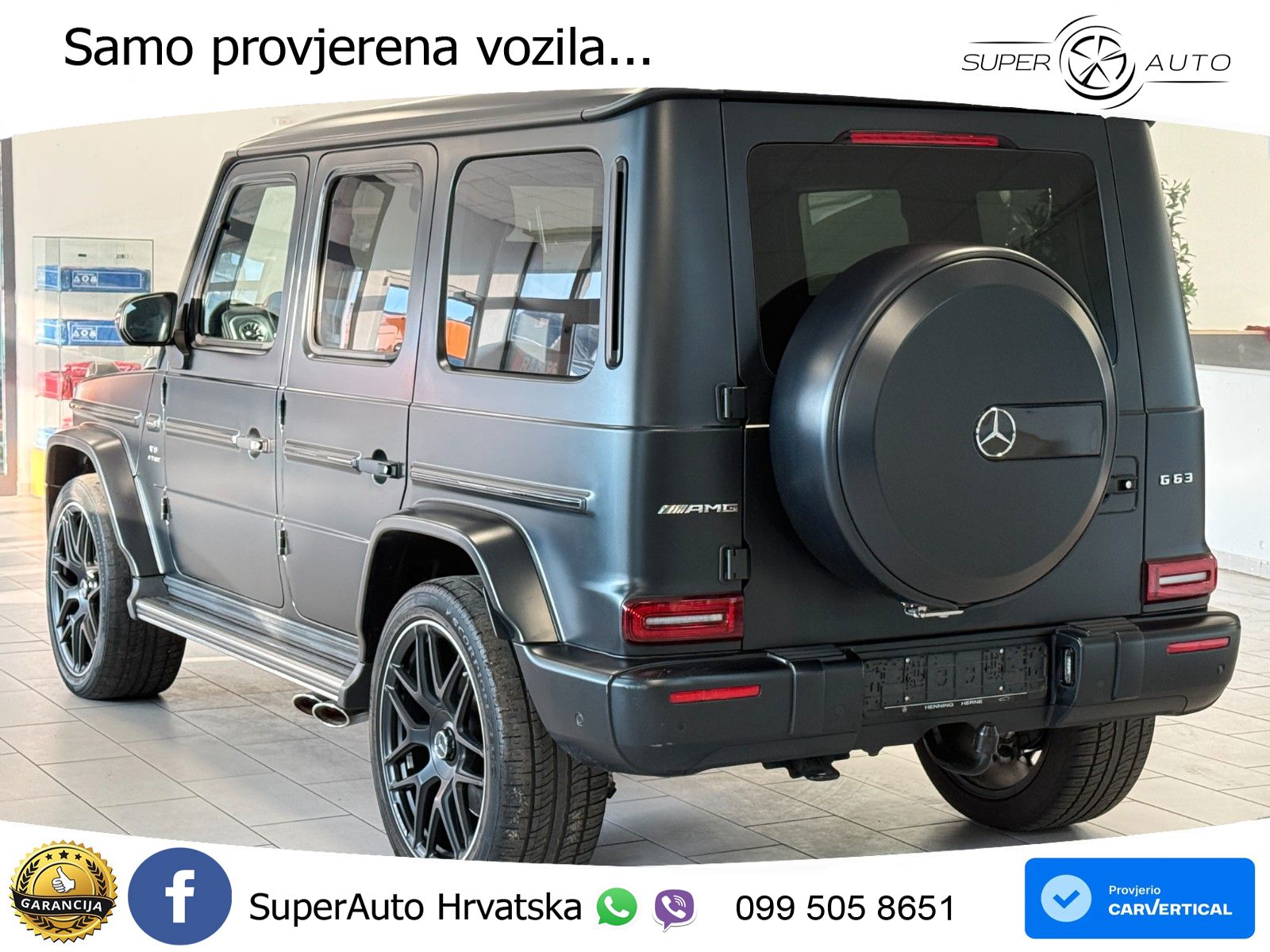 Mercedes AMG G 63 Long V8 (585 KS) 4MATIC 9G-TRONIC AMG SPEEDSHIFT TCT Superior LED+GR SJED+ACC