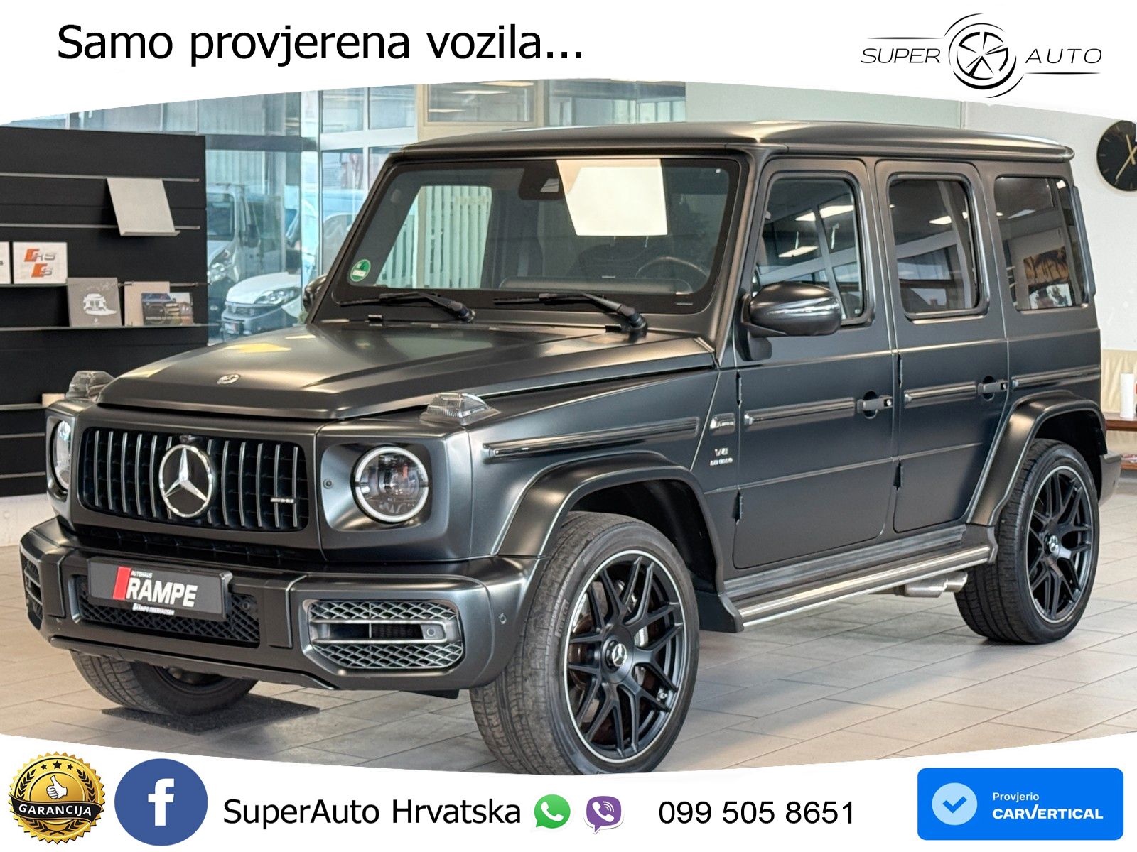 Mercedes AMG G 63 Long V8 (585 KS) 4MATIC 9G-TRONIC AMG SPEEDSHIFT TCT Superior LED+GR SJED+ACC