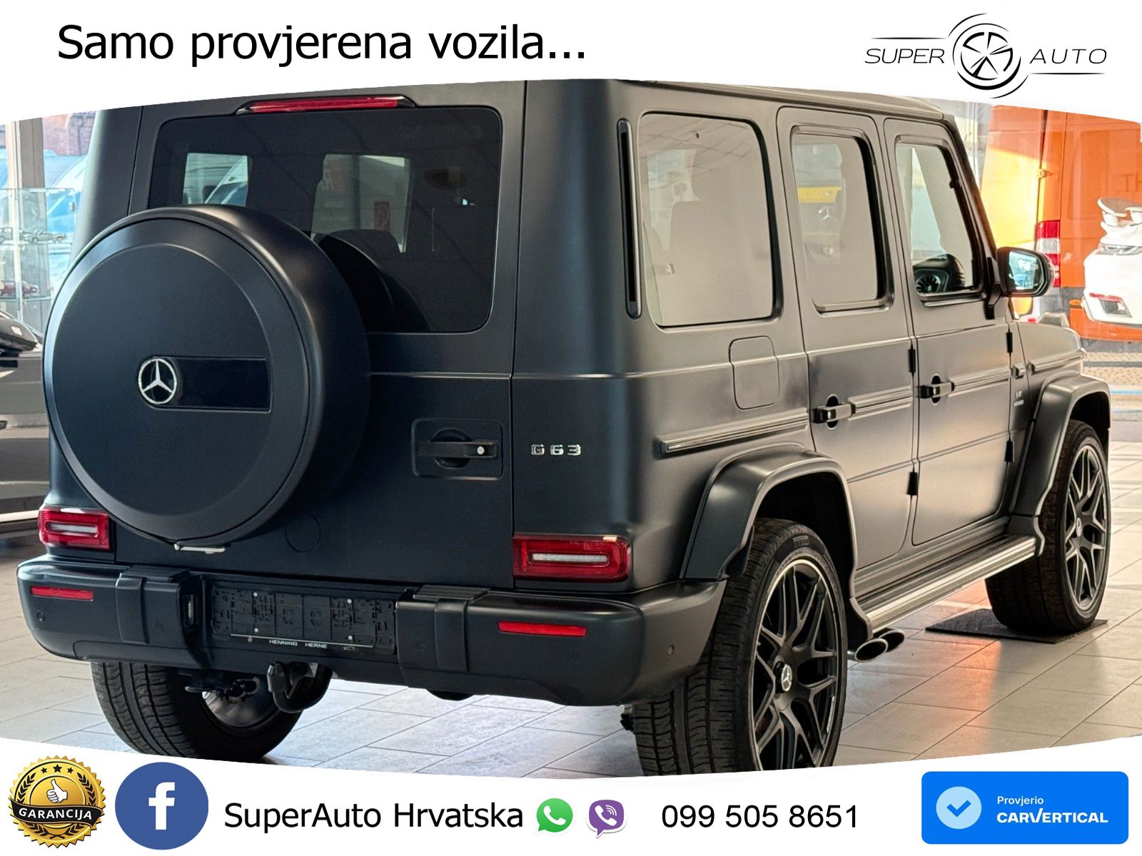 Mercedes AMG G 63 Long V8 (585 KS) 4MATIC 9G-TRONIC AMG SPEEDSHIFT TCT Superior LED+GR SJED+ACC