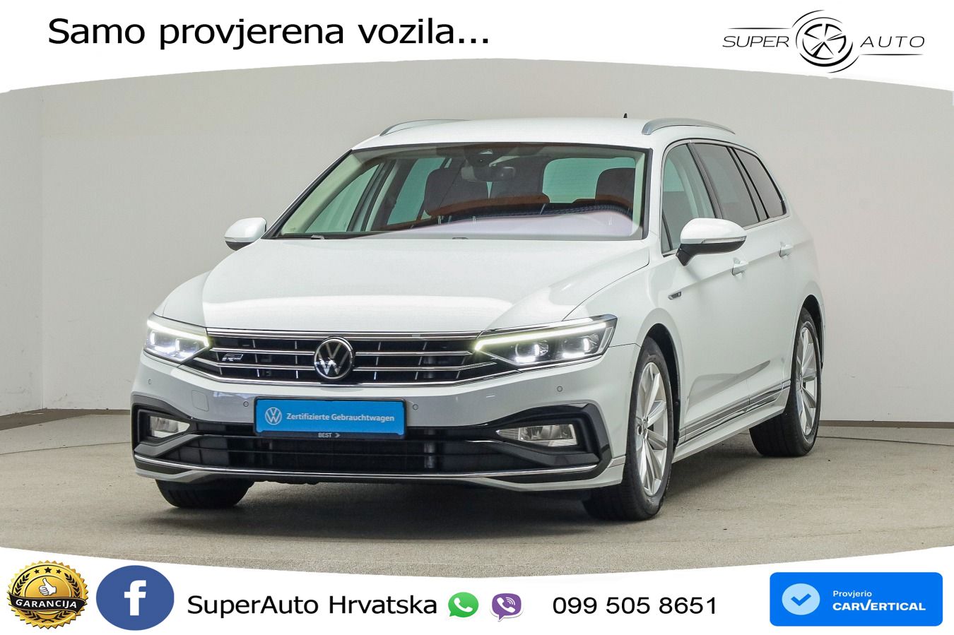 Volkswagen Passat Variant 2.0 TSI (190 KS) DSG R-Line LED+GR SJED+ACC