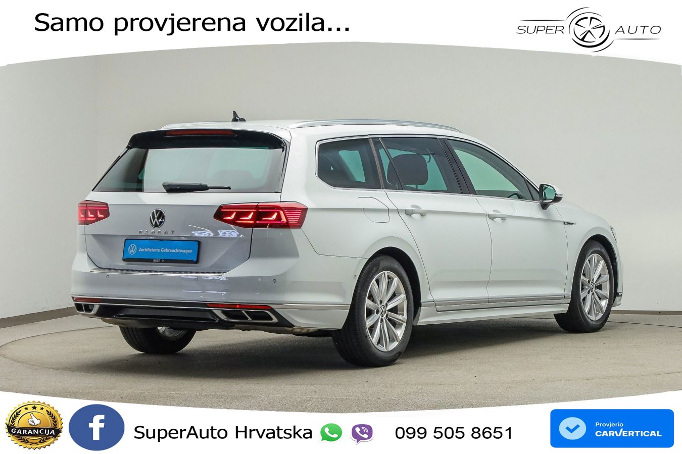 Volkswagen Passat Variant 2.0 TSI (190 KS) DSG R-Line LED+GR SJED+ACC