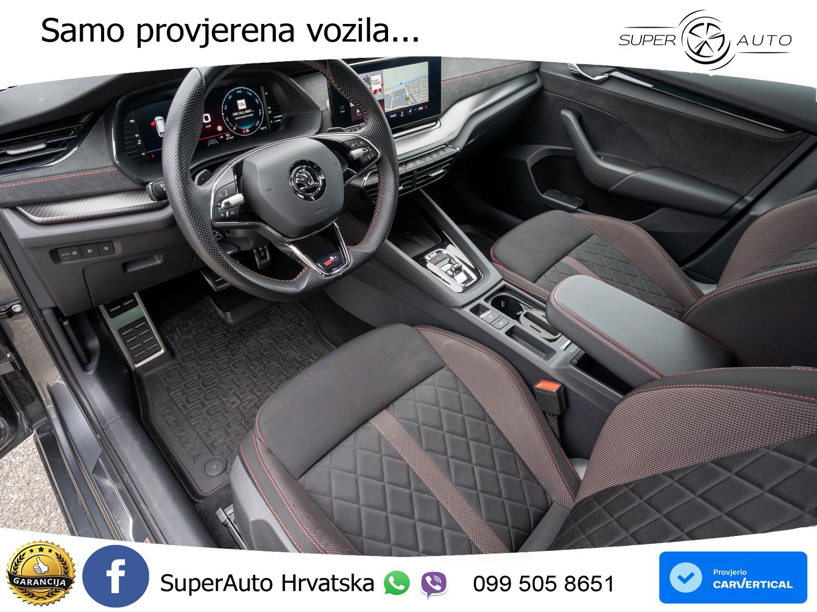 Škoda Octavia Combi RS 2.0 TDI (200 KS) 4x4 DSG LED+GR SJED+ACC