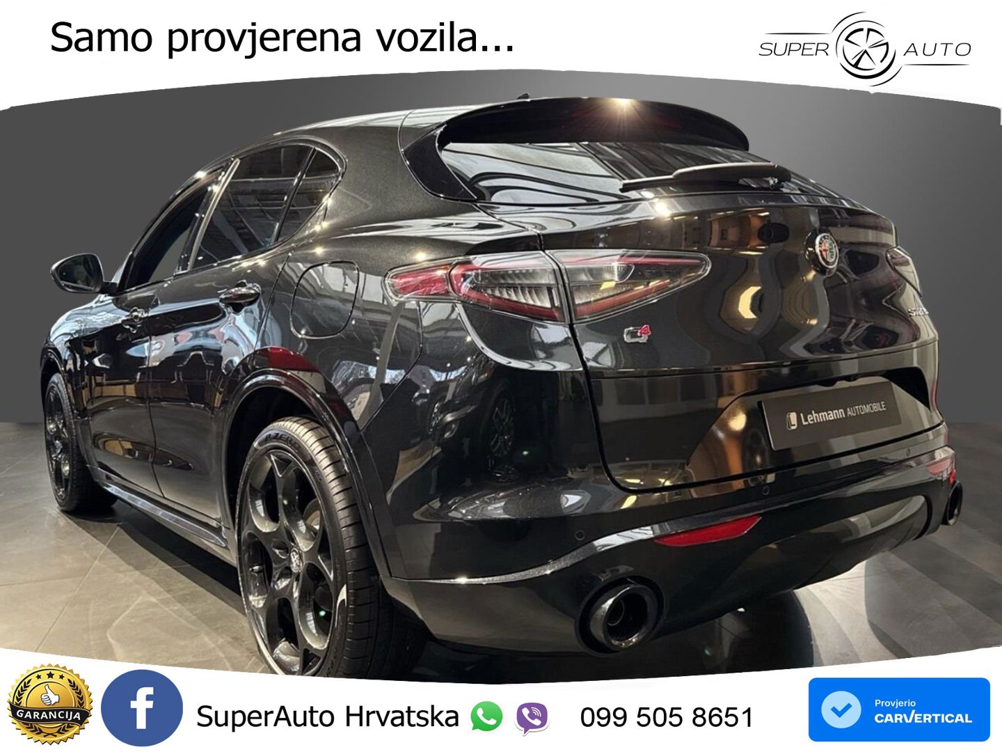 Alfa Romeo Stelvio 2.0 Turbo (280 KS) Q4 Automatic LED+GR SJED+ACC