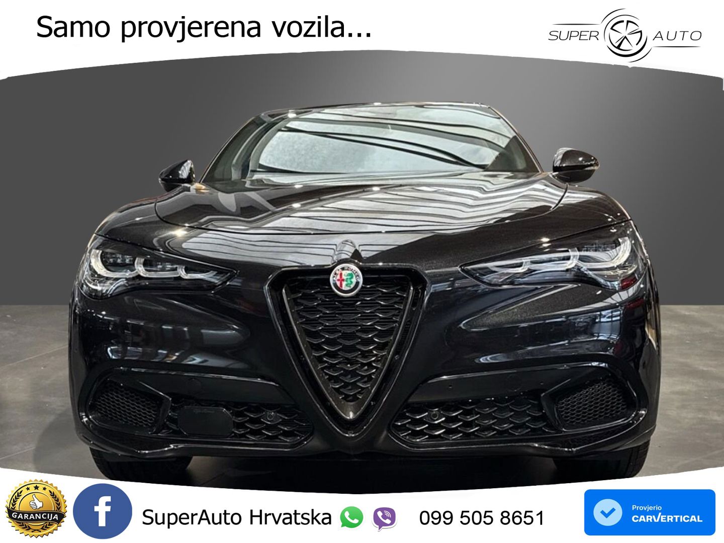 Alfa Romeo Stelvio 2.0 Turbo (280 KS) Q4 Automatic LED+GR SJED+ACC
