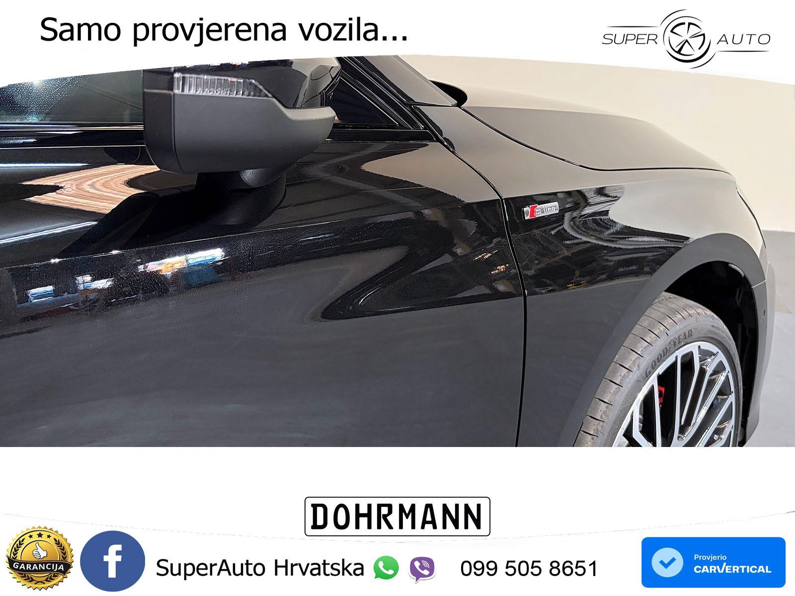Audi A3 Sportback 40 TFSI (204 KS) quattro S tronic S line MATRIX+GR SJED+KAM