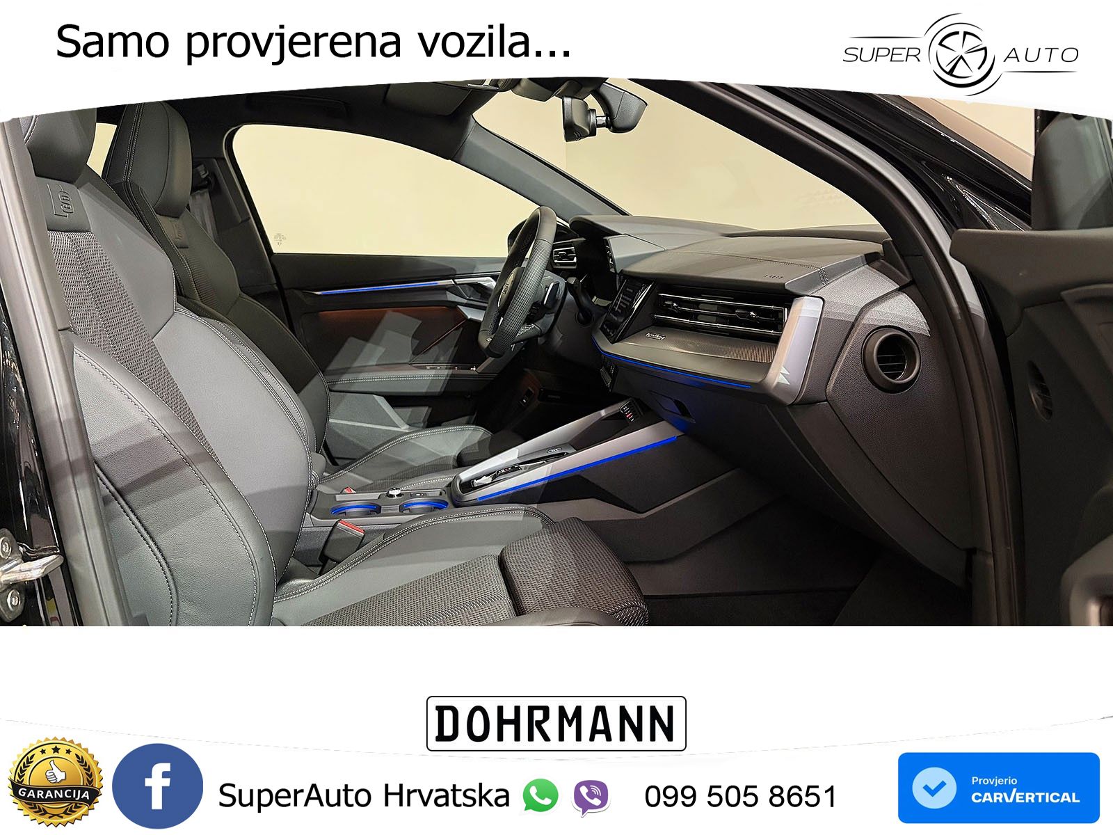 Audi A3 Sportback 40 TFSI (204 KS) quattro S tronic S line MATRIX+GR SJED+KAM