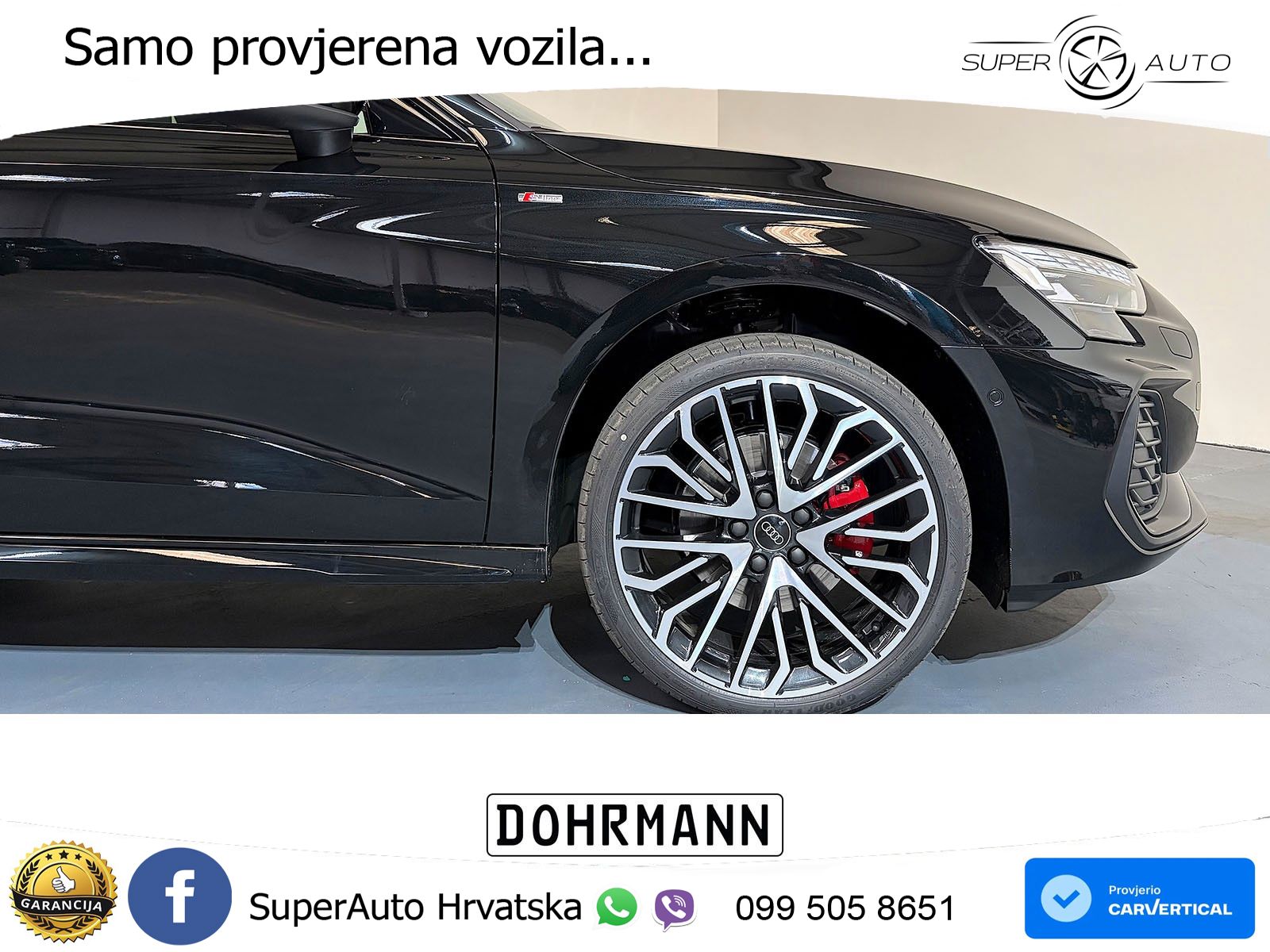 Audi A3 Sportback 40 TFSI (204 KS) quattro S tronic S line MATRIX+GR SJED+KAM
