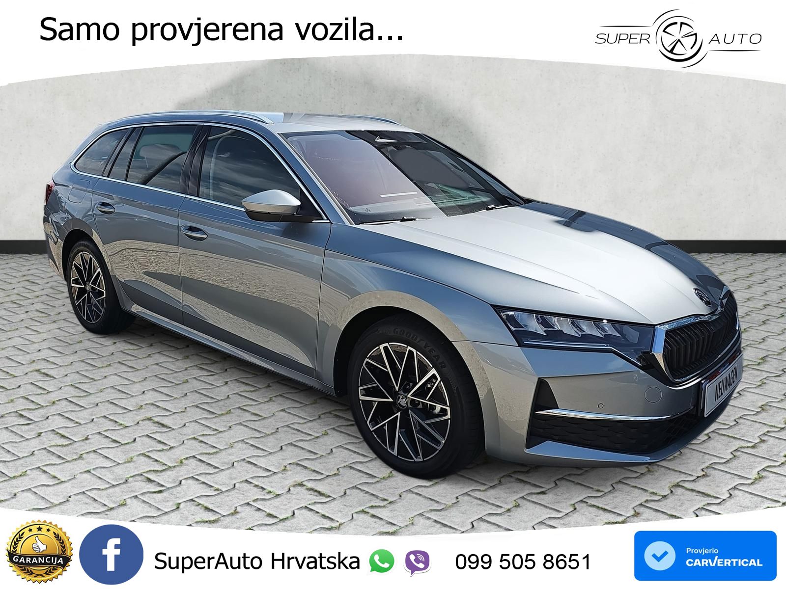 Škoda Octavia Combi 2.0 TDI (150 KS) DSG Selection LED+GR SJED+ACC