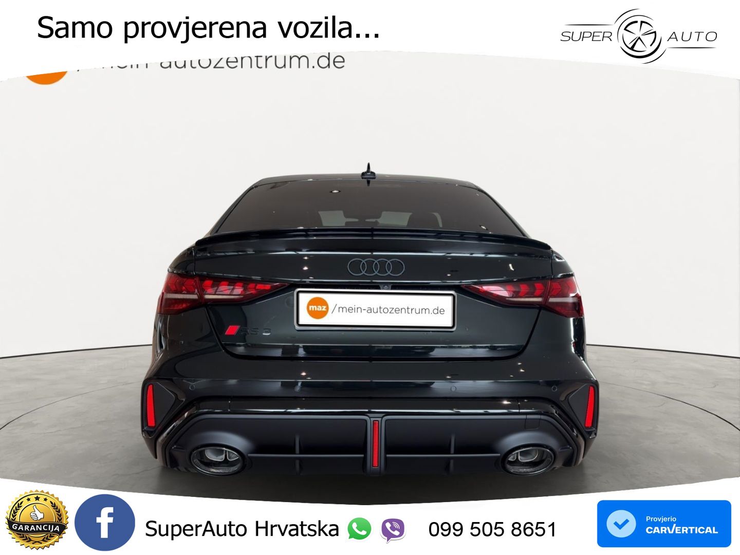 Audi RS3 Sedan 2.5 TFSI (400 KS) quattro S tronic LED+GR SJED+ACC