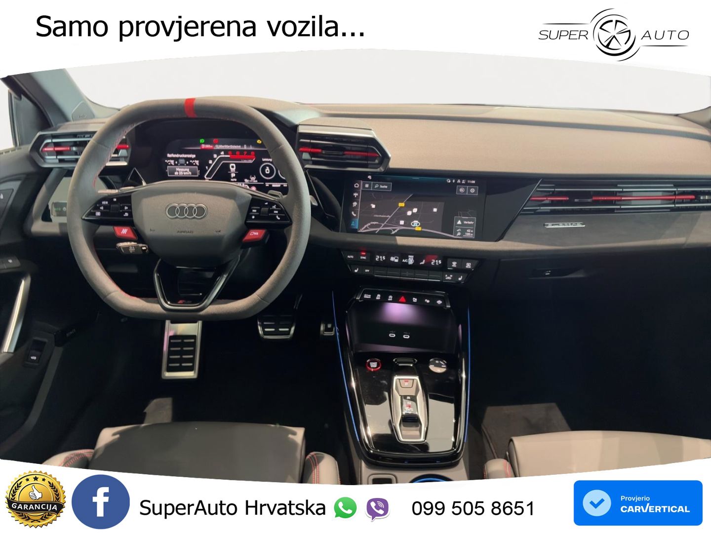 Audi RS3 Sedan 2.5 TFSI (400 KS) quattro S tronic LED+GR SJED+ACC