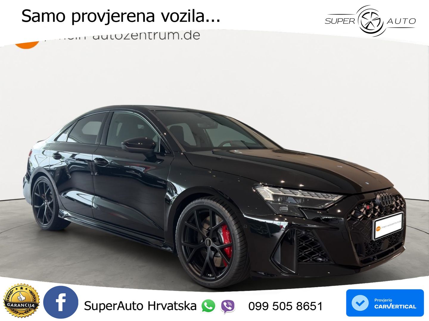 Audi RS3 Sedan 2.5 TFSI (400 KS) quattro S tronic LED+GR SJED+ACC