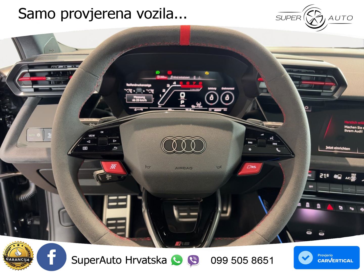Audi RS3 Sedan 2.5 TFSI (400 KS) quattro S tronic LED+GR SJED+ACC