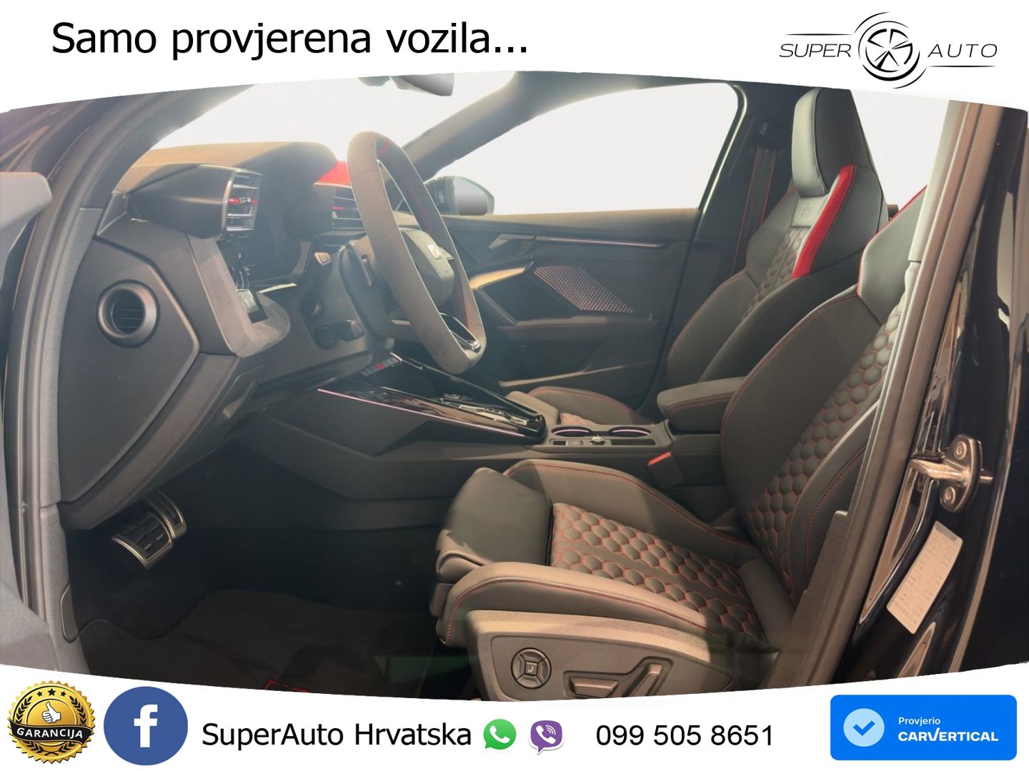 Audi RS3 Sedan 2.5 TFSI (400 KS) quattro S tronic LED+GR SJED+ACC
