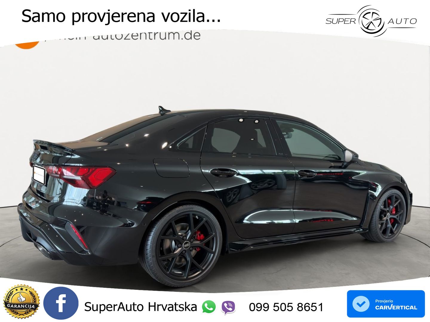 Audi RS3 Sedan 2.5 TFSI (400 KS) quattro S tronic LED+GR SJED+ACC