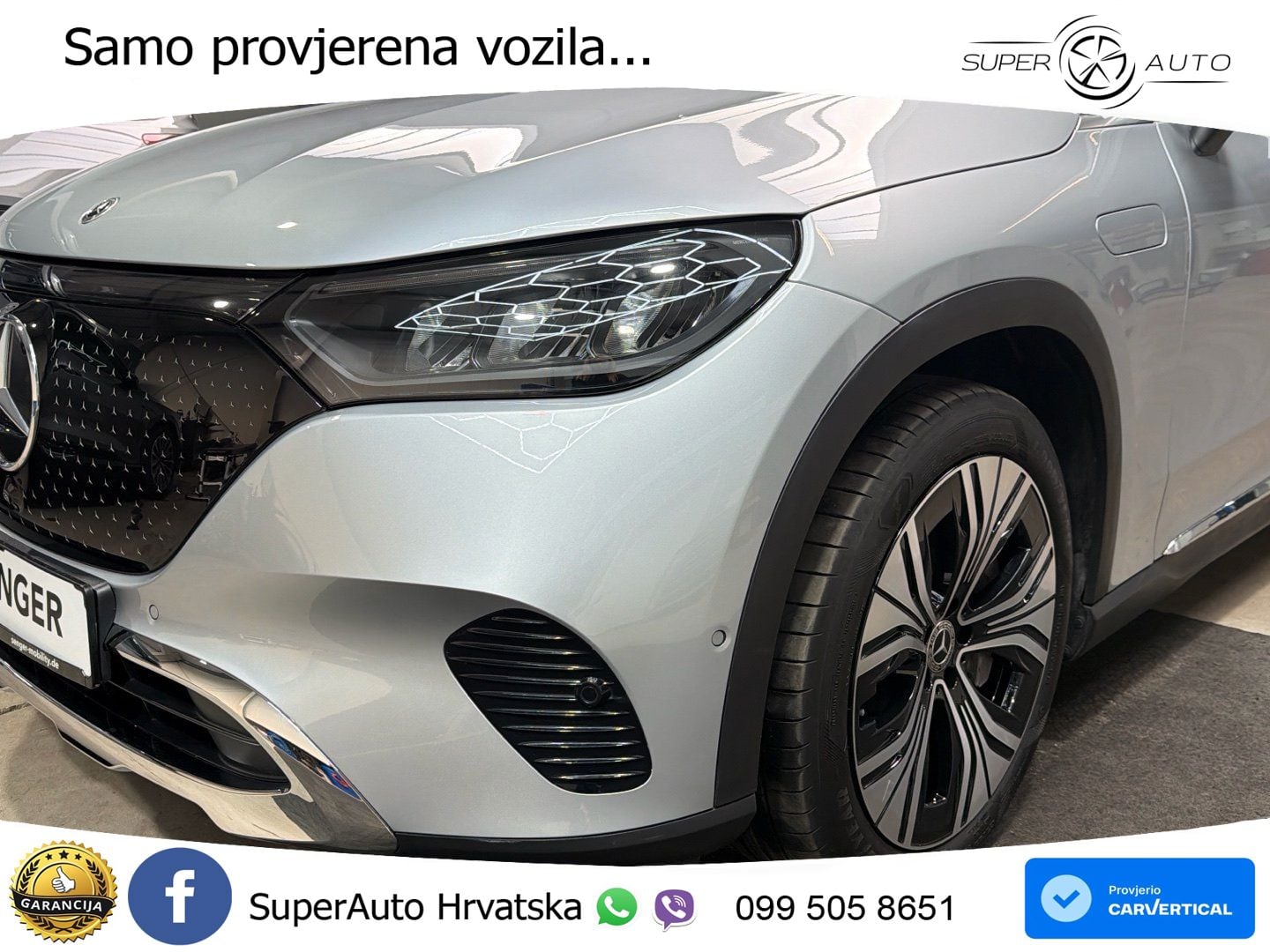 Mercedes EQE SUV 300 98 kWh (245 KS) ACC+GR SJED+360+PANO