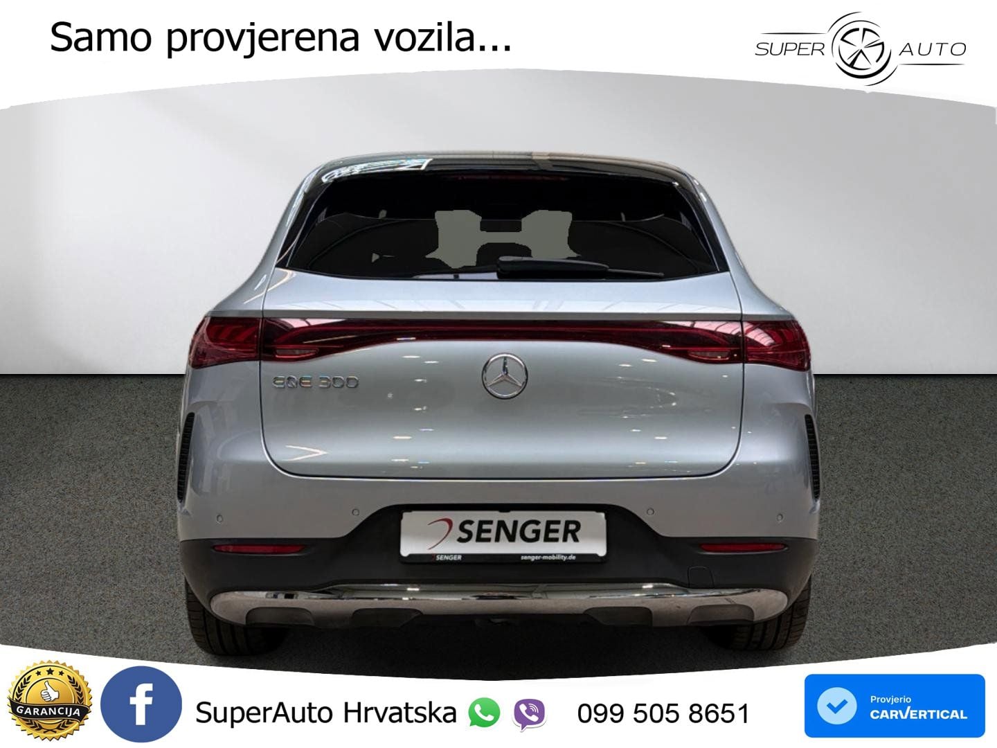 Mercedes EQE SUV 300 98 kWh (245 KS) ACC+GR SJED+360+PANO
